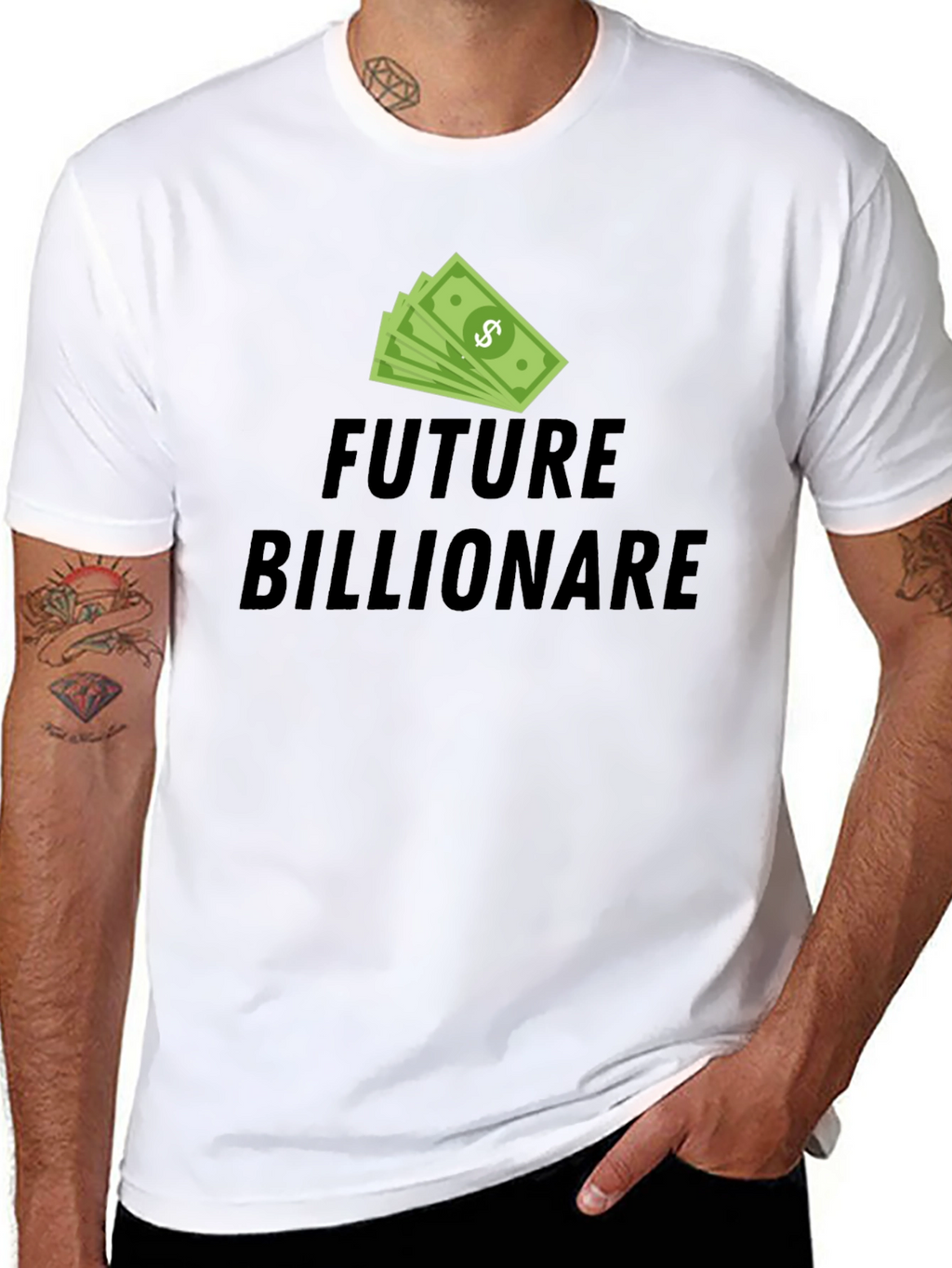 Future Billionaire Black T-Shirt
