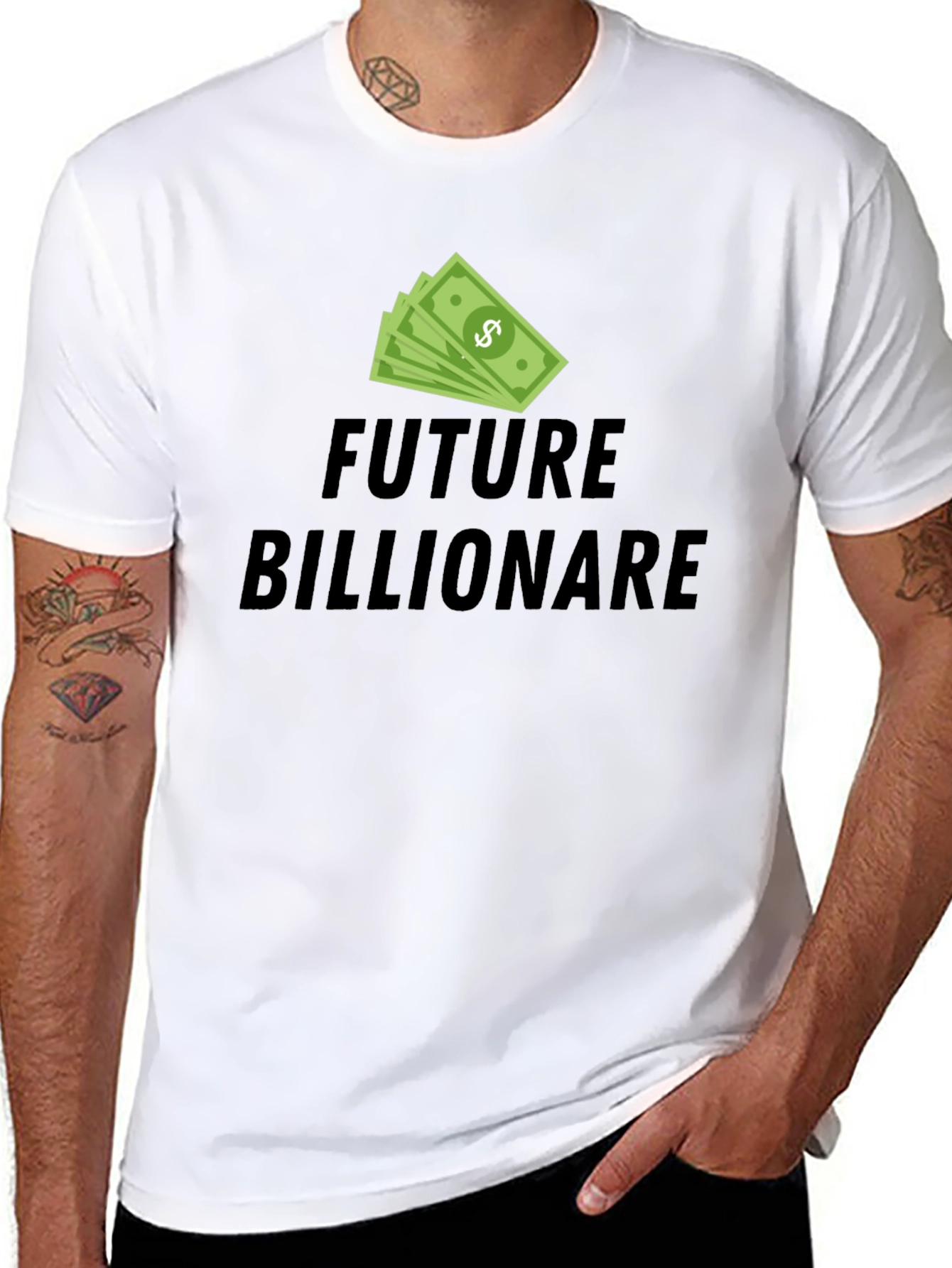 Future Billionaire Black T-Shirt