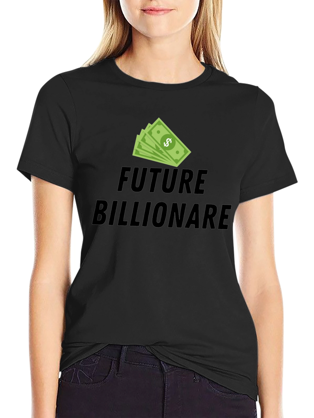 Future Billionaire Black T-Shirt
