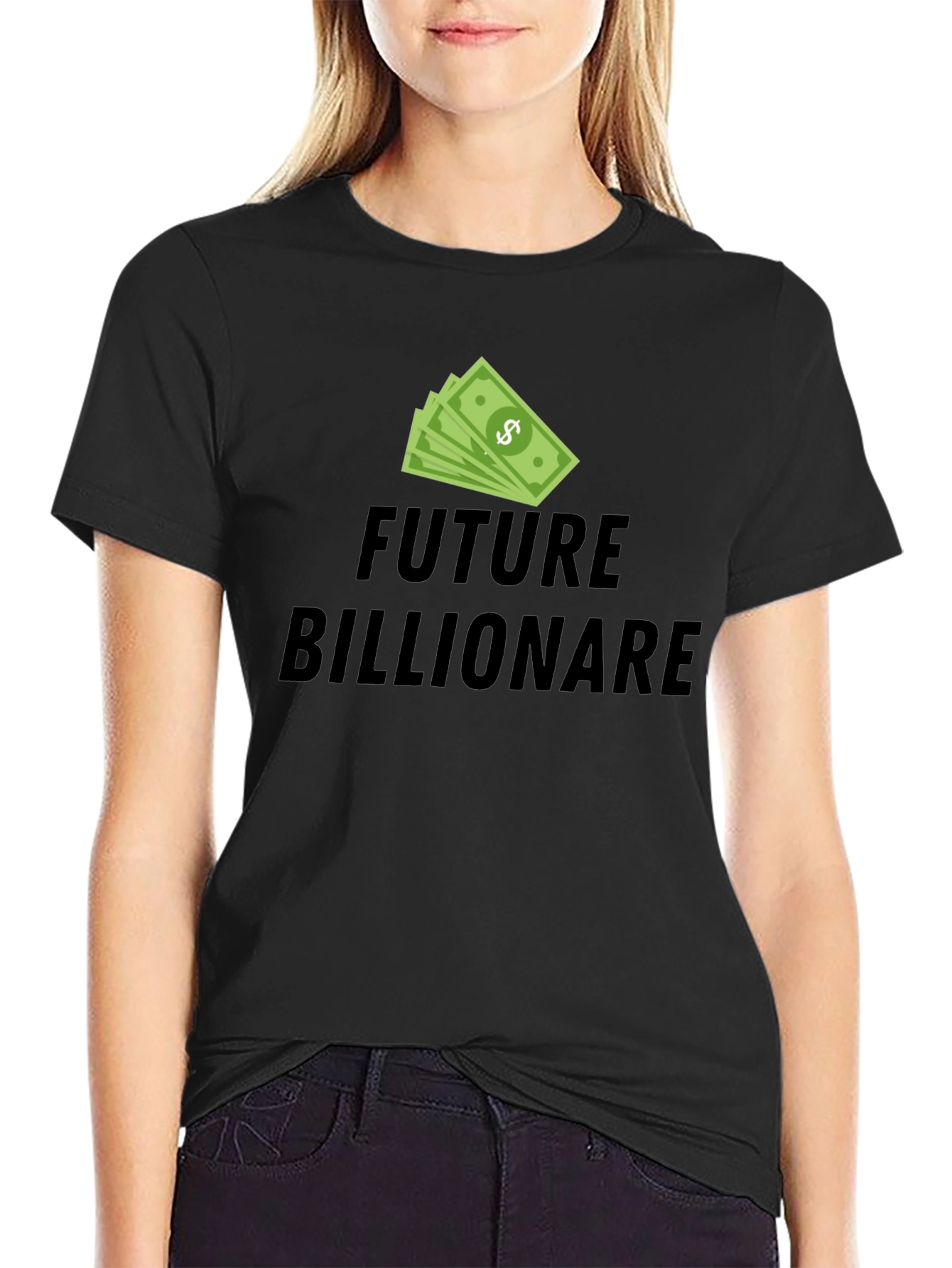 Future Billionaire Black T-Shirt