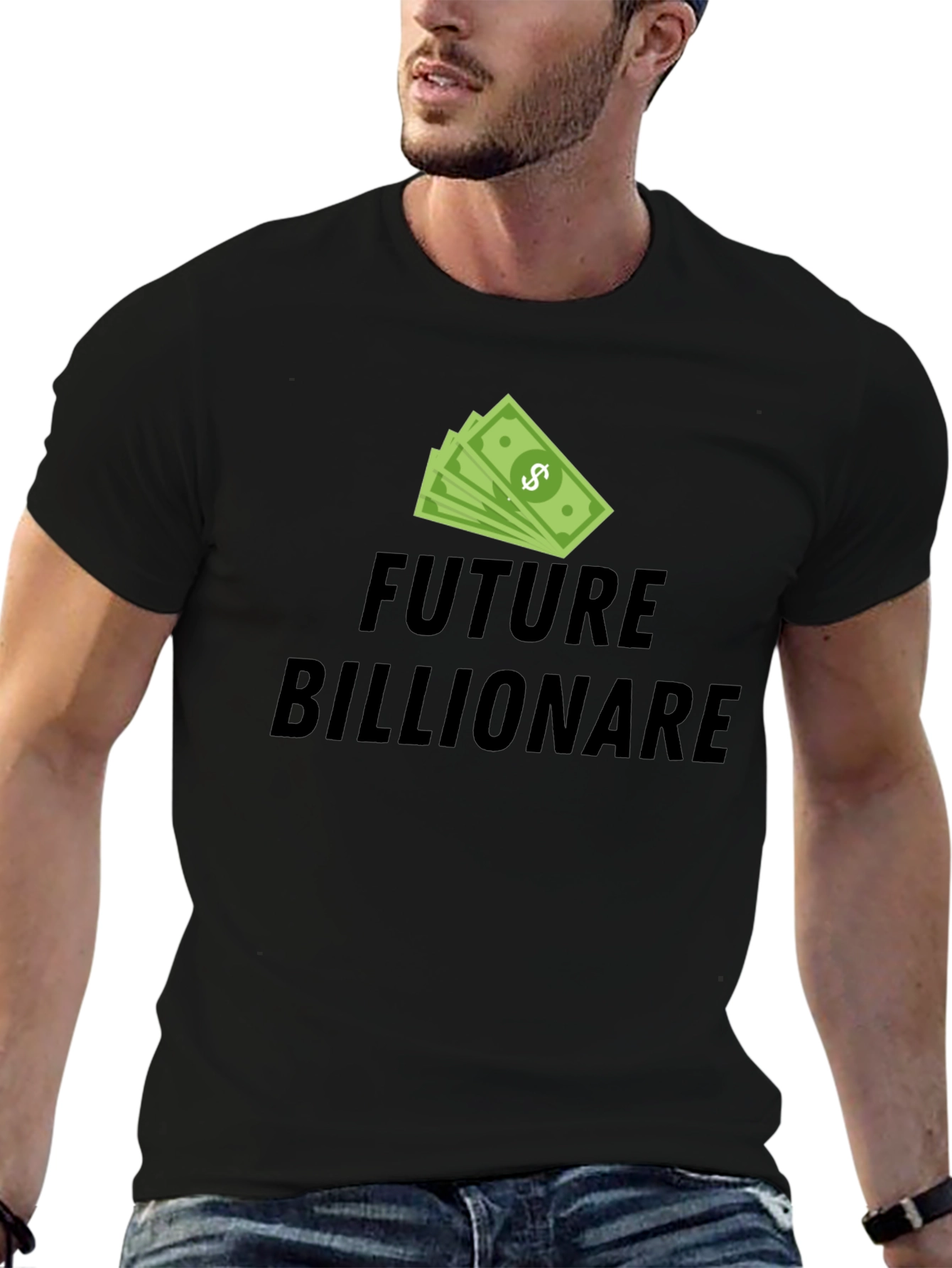 Future Billionaire Black T-Shirt