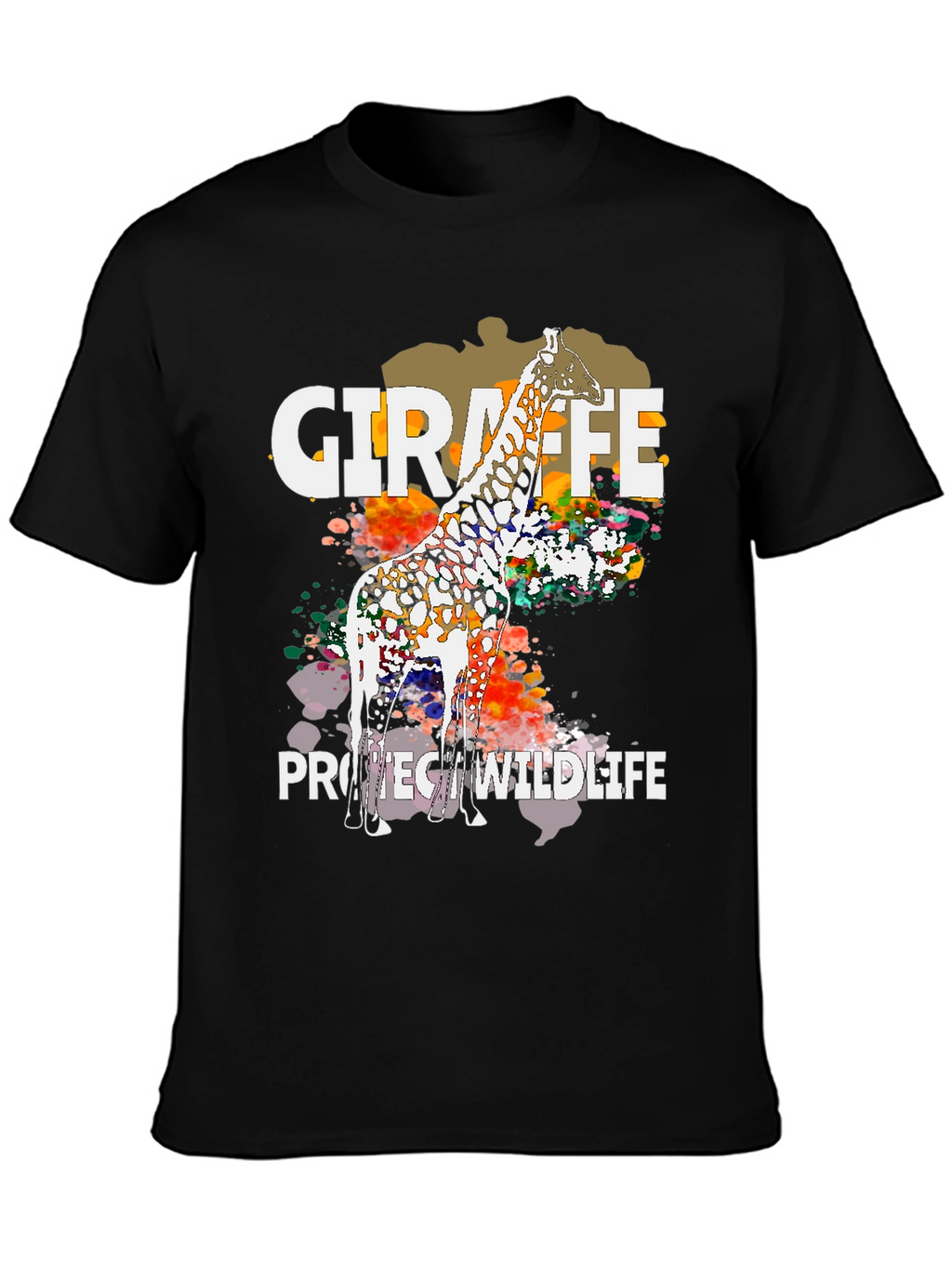 Giraffe Protect Wildlife T-Shirt