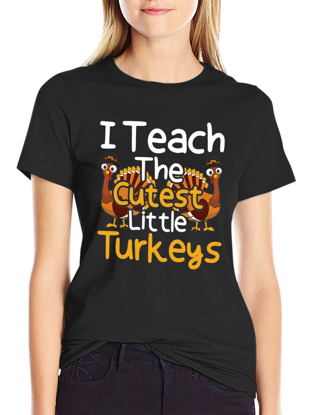 I Teach The Cutest Little Turkeys T-Shirt