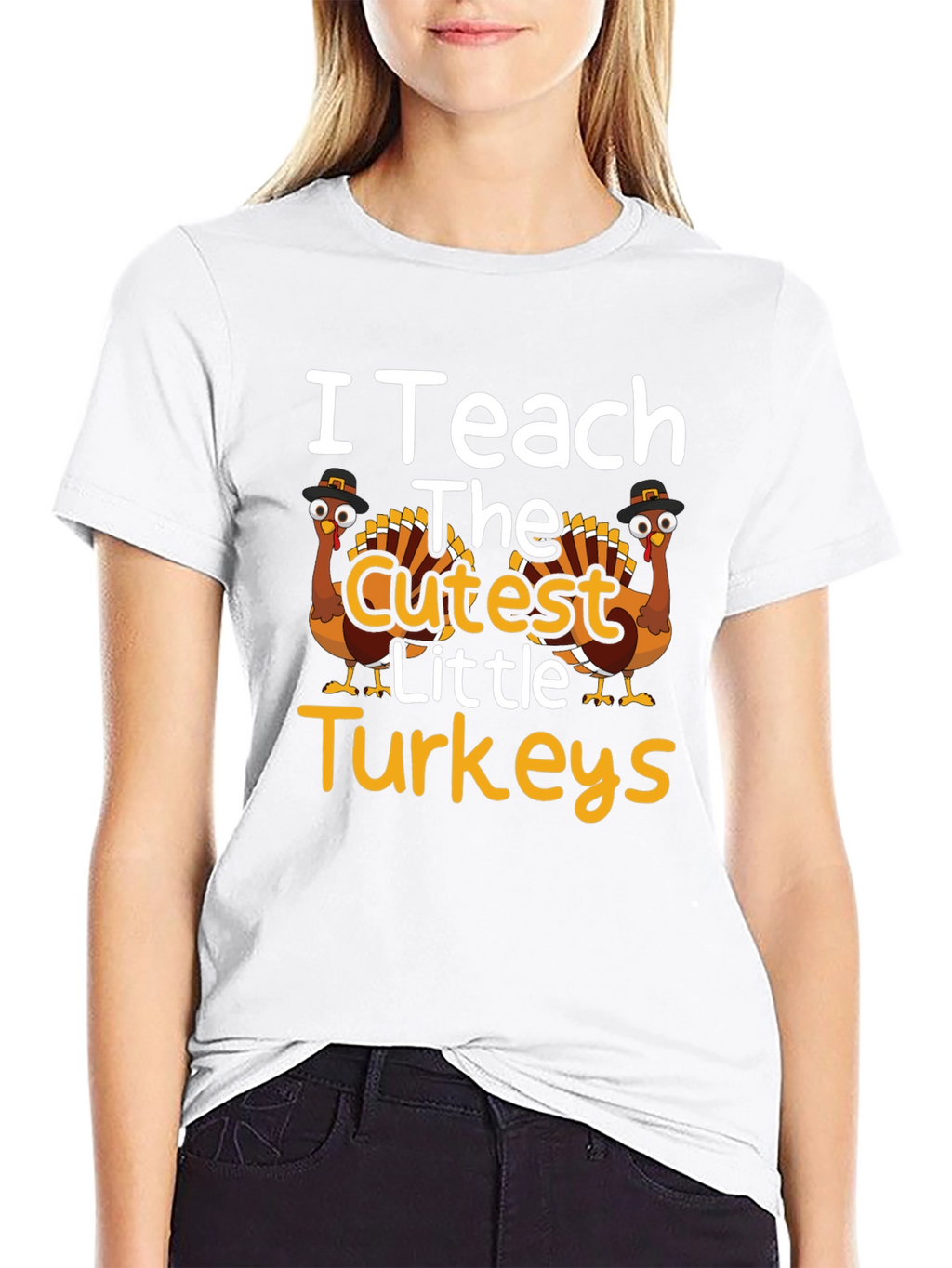 I Teach The Cutest Little Turkeys T-Shirt