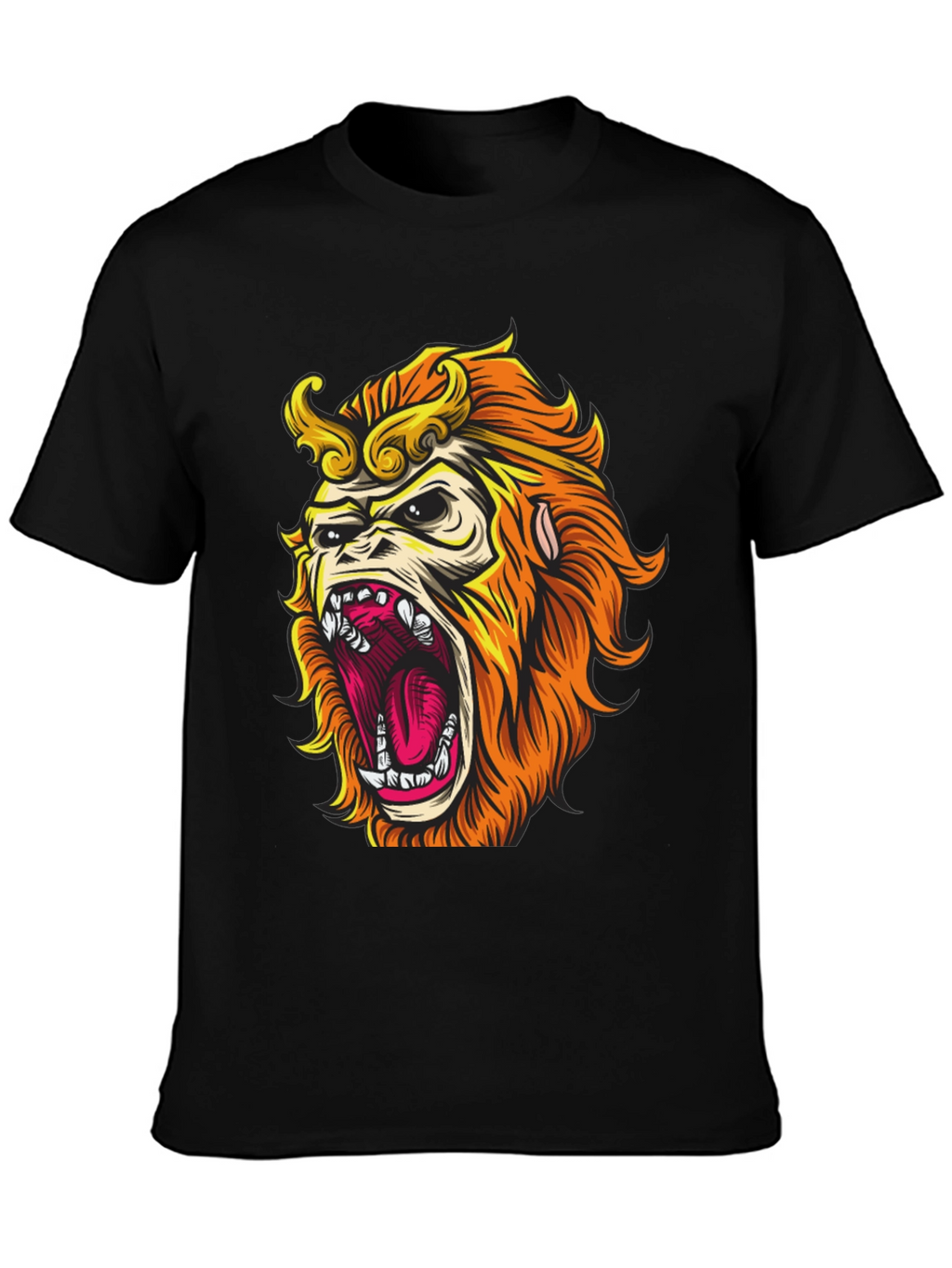 Monkey King Graphic Tee - Bold Statement Shirt