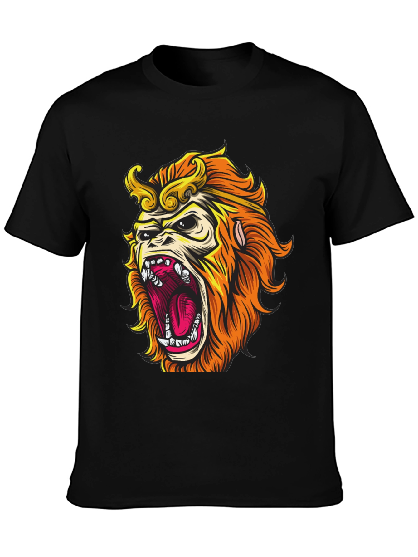 Monkey King Graphic Tee - Bold Statement Shirt