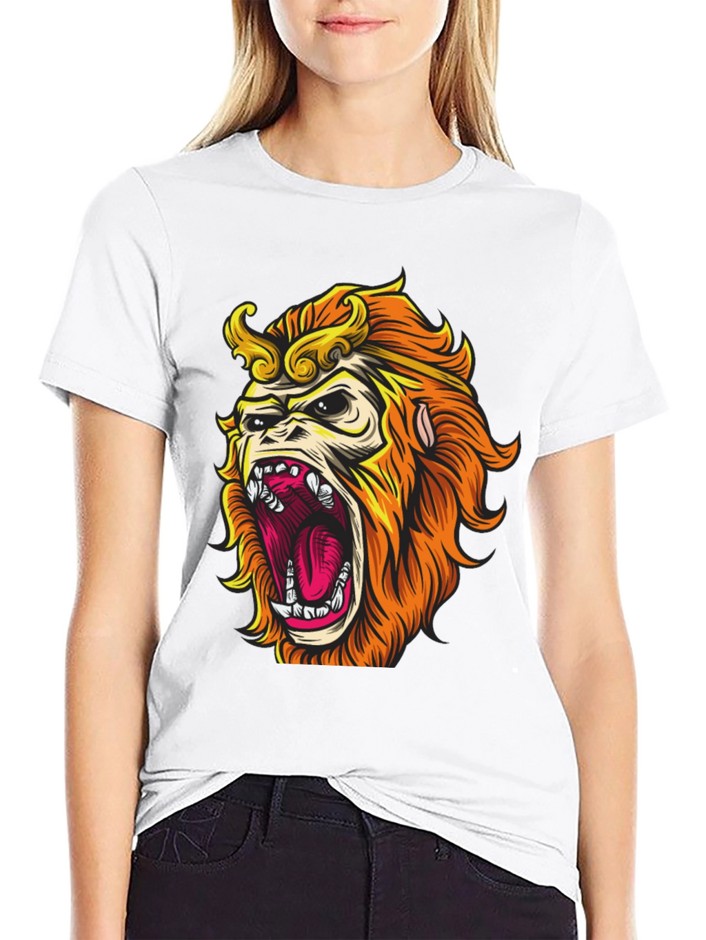 Monkey King Graphic Tee - Bold Statement Shirt