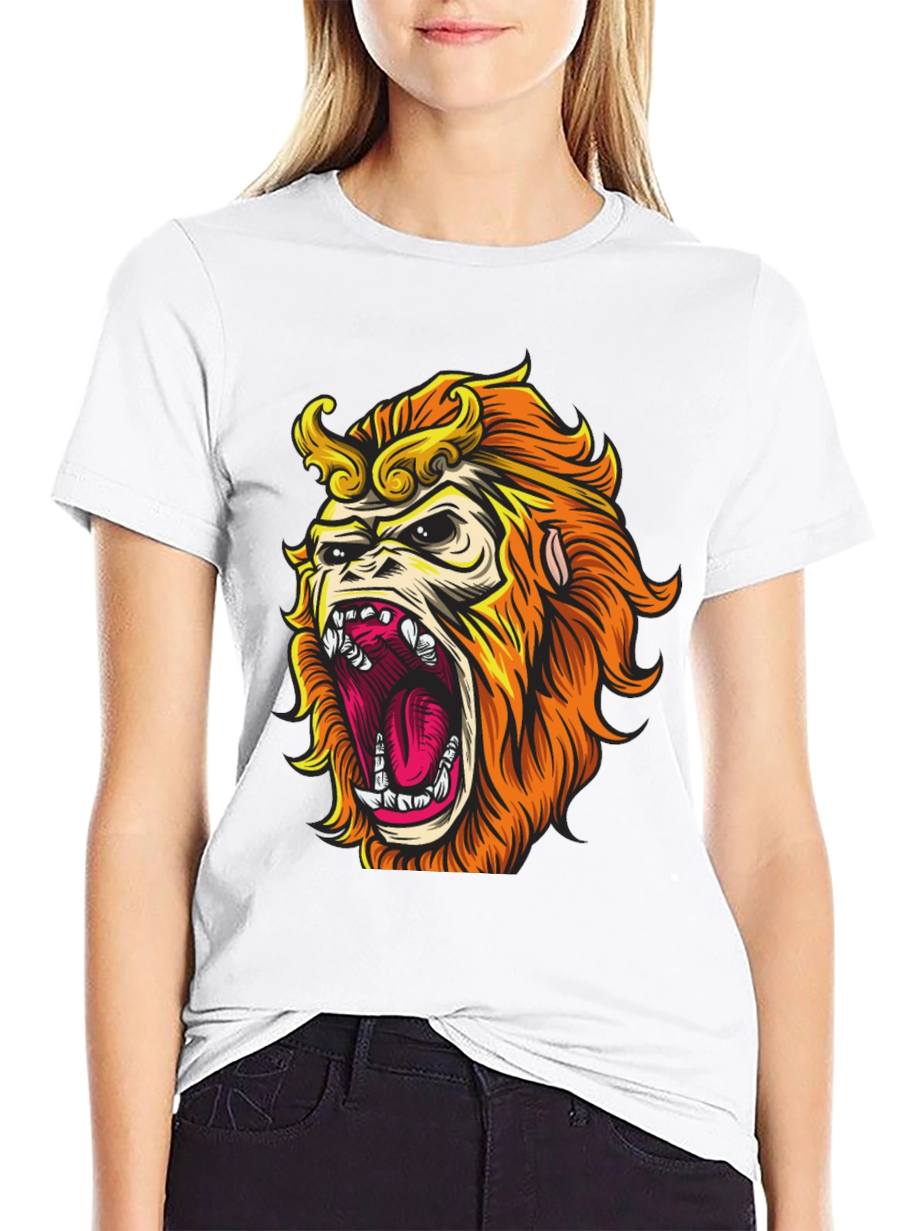 Monkey King Graphic Tee - Bold Statement Shirt