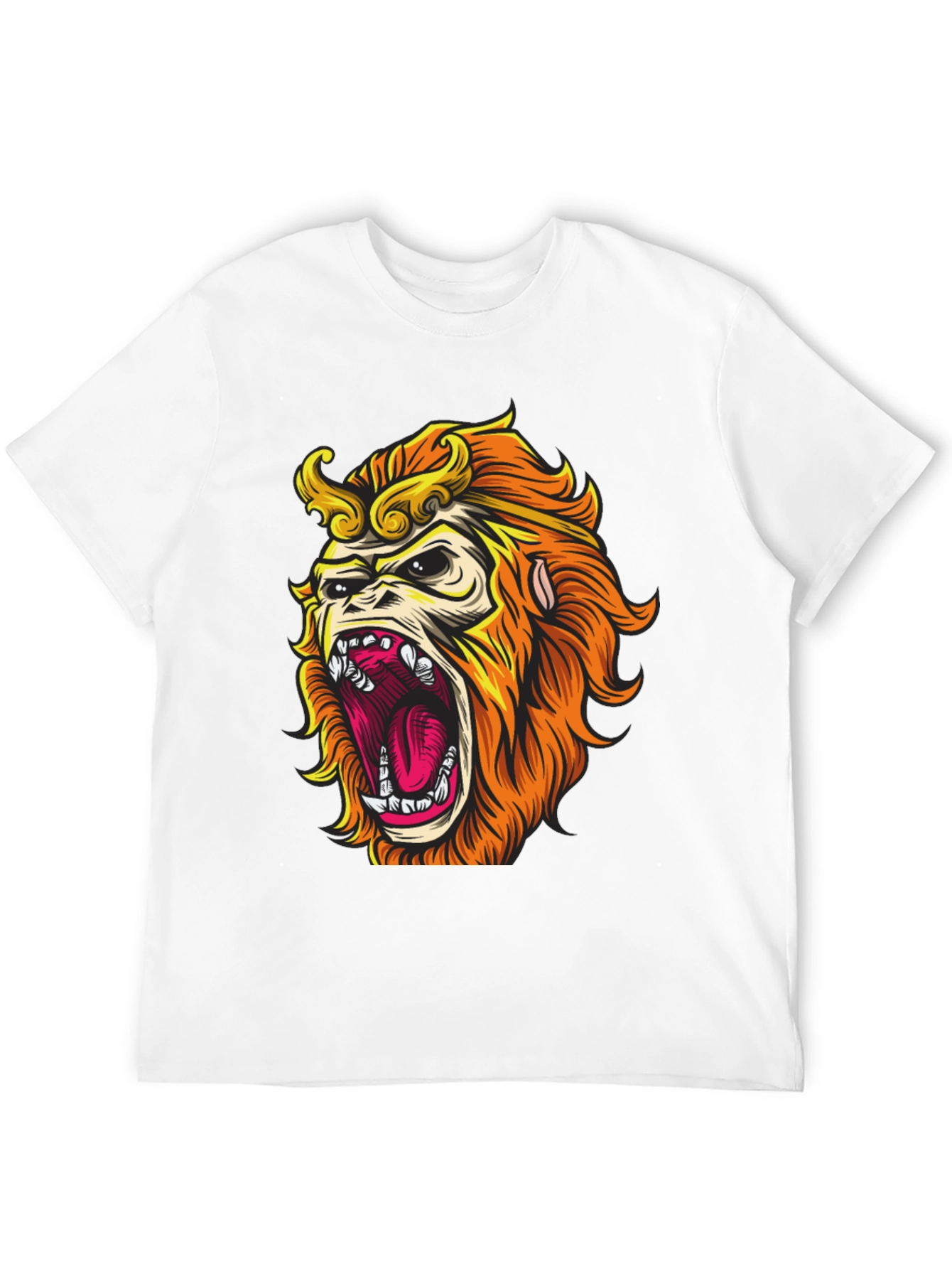 Monkey King Graphic Tee - Bold Statement Shirt