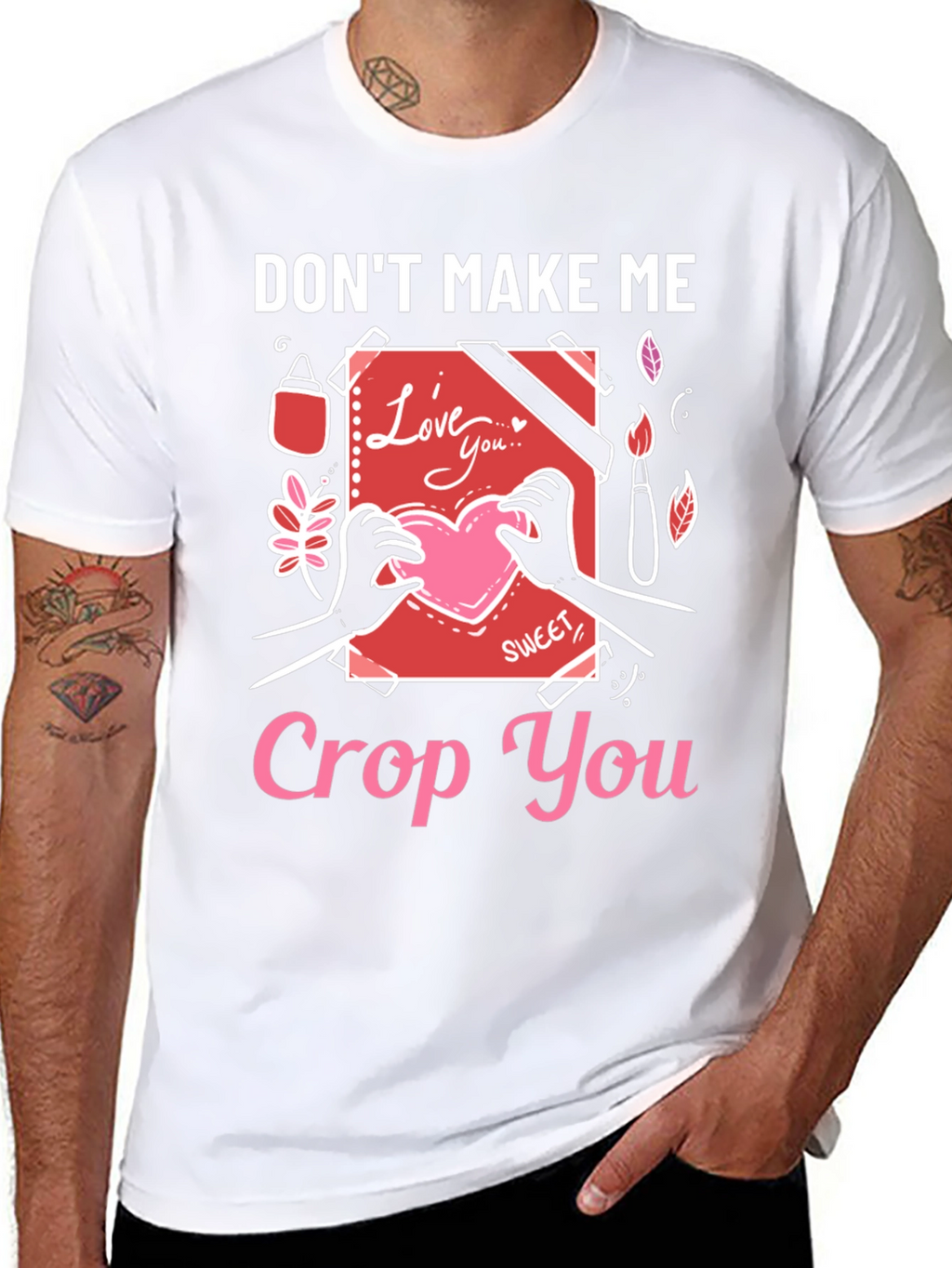 Dont Make Me Crop You - Novelty T-Shirt