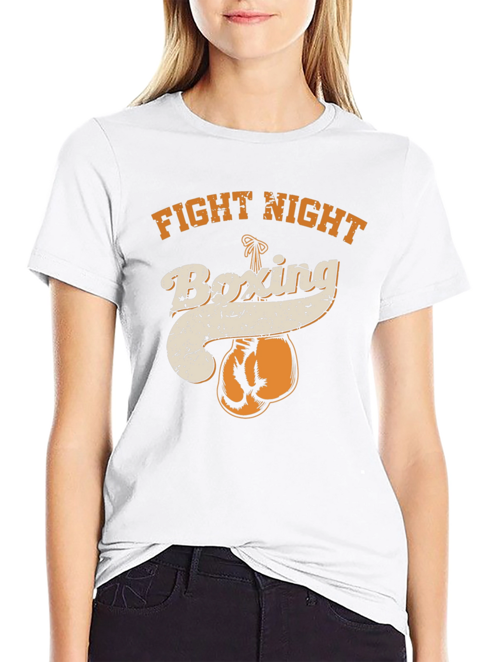 Fight Night Boxing Graphic Tee