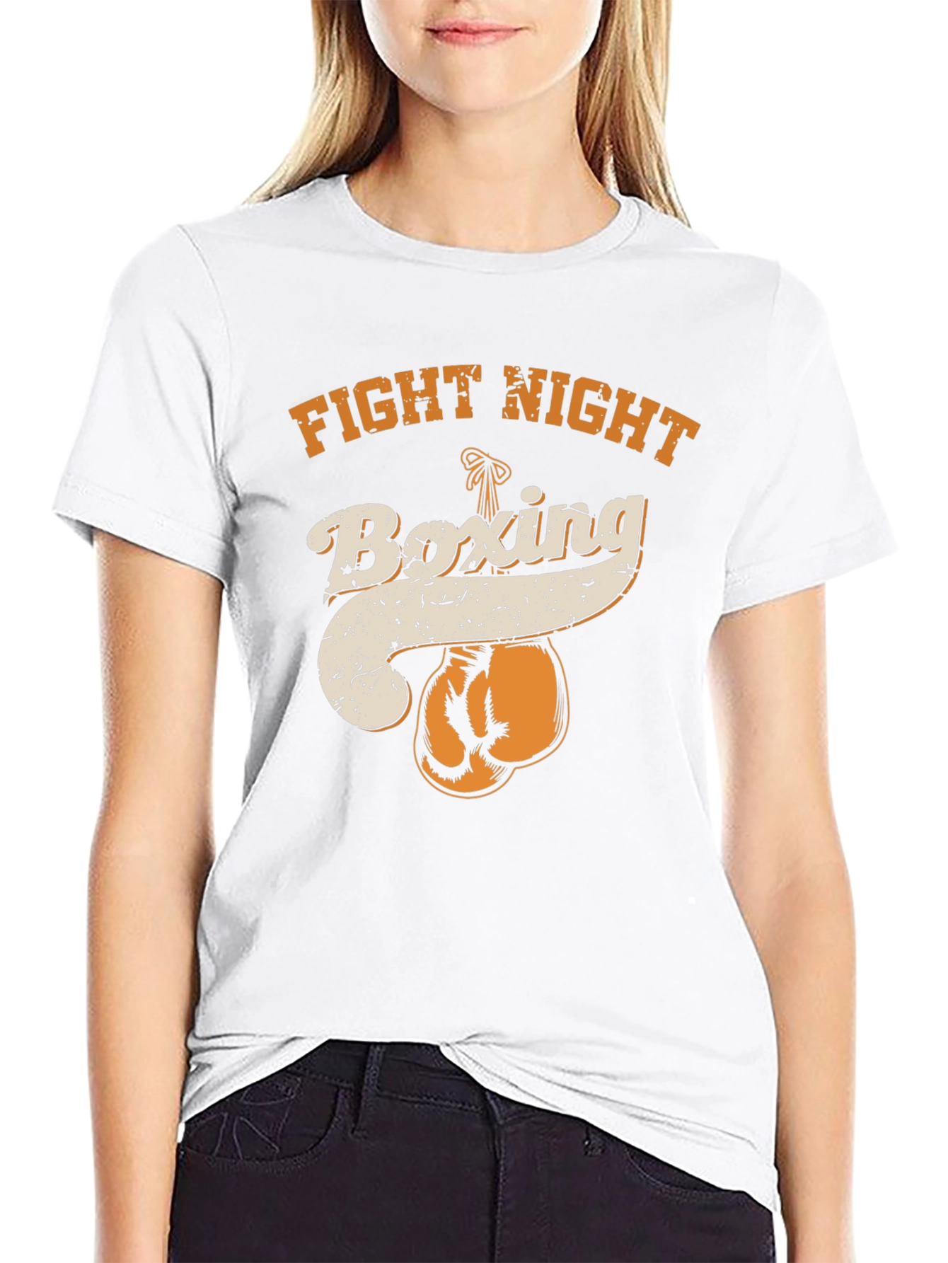 Fight Night Boxing Graphic Tee