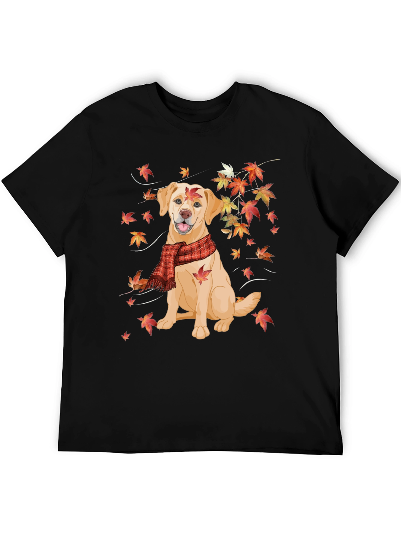 Autumn Labrador T-Shirt – Fall Dog Lover Graphic Tee