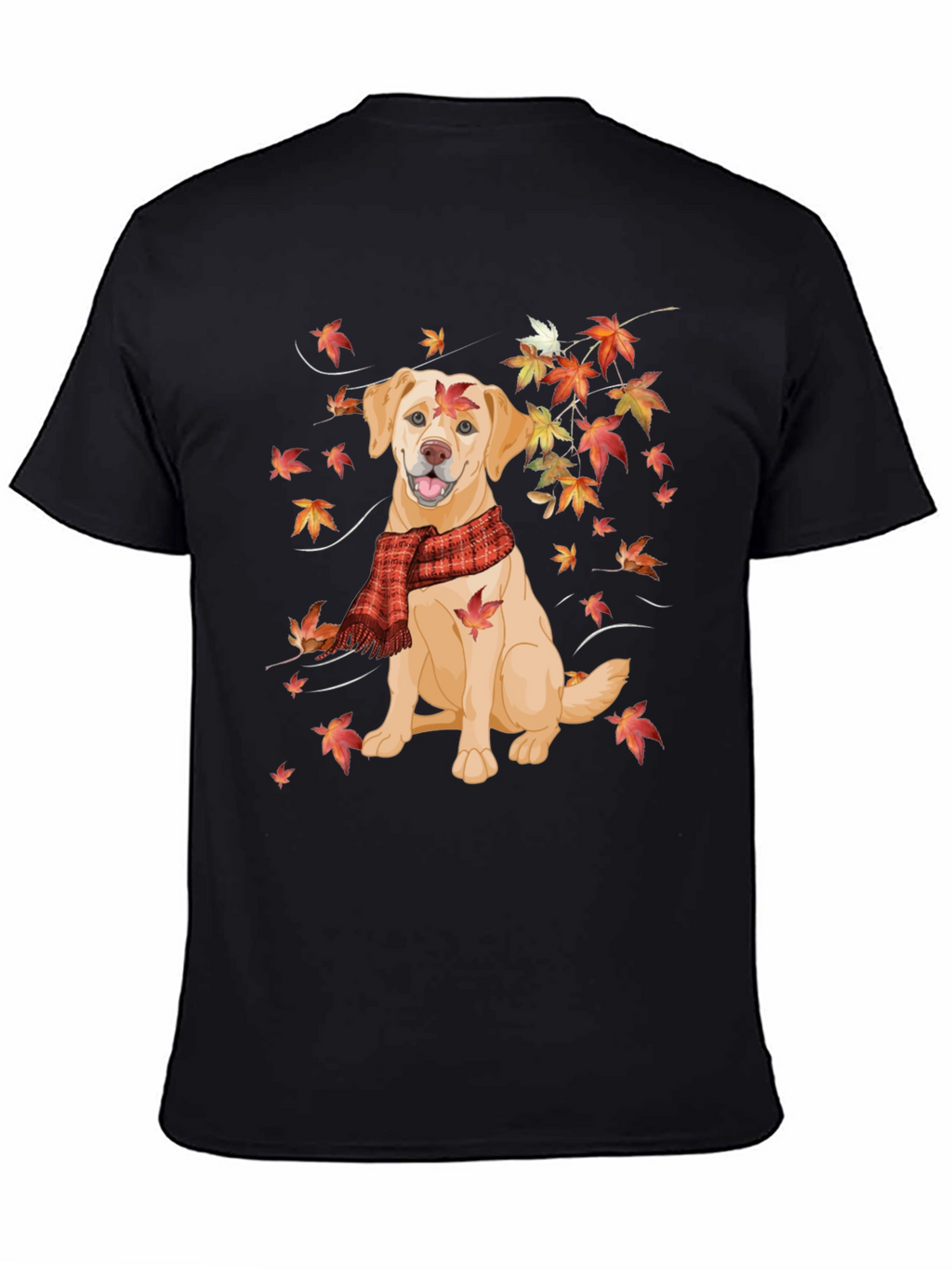 Autumn Labrador T-Shirt – Fall Dog Lover Graphic Tee