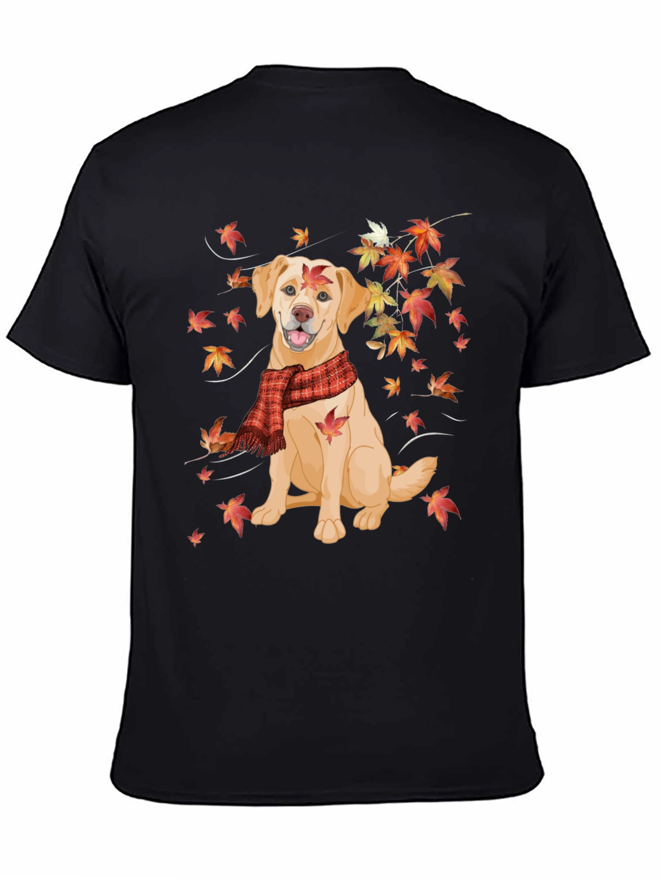 Autumn Labrador T-Shirt – Fall Dog Lover Graphic Tee