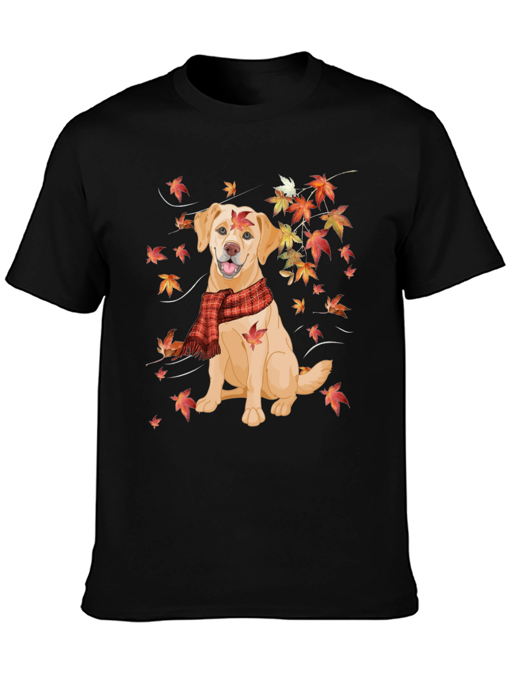 Autumn Labrador T-Shirt – Fall Dog Lover Graphic Tee