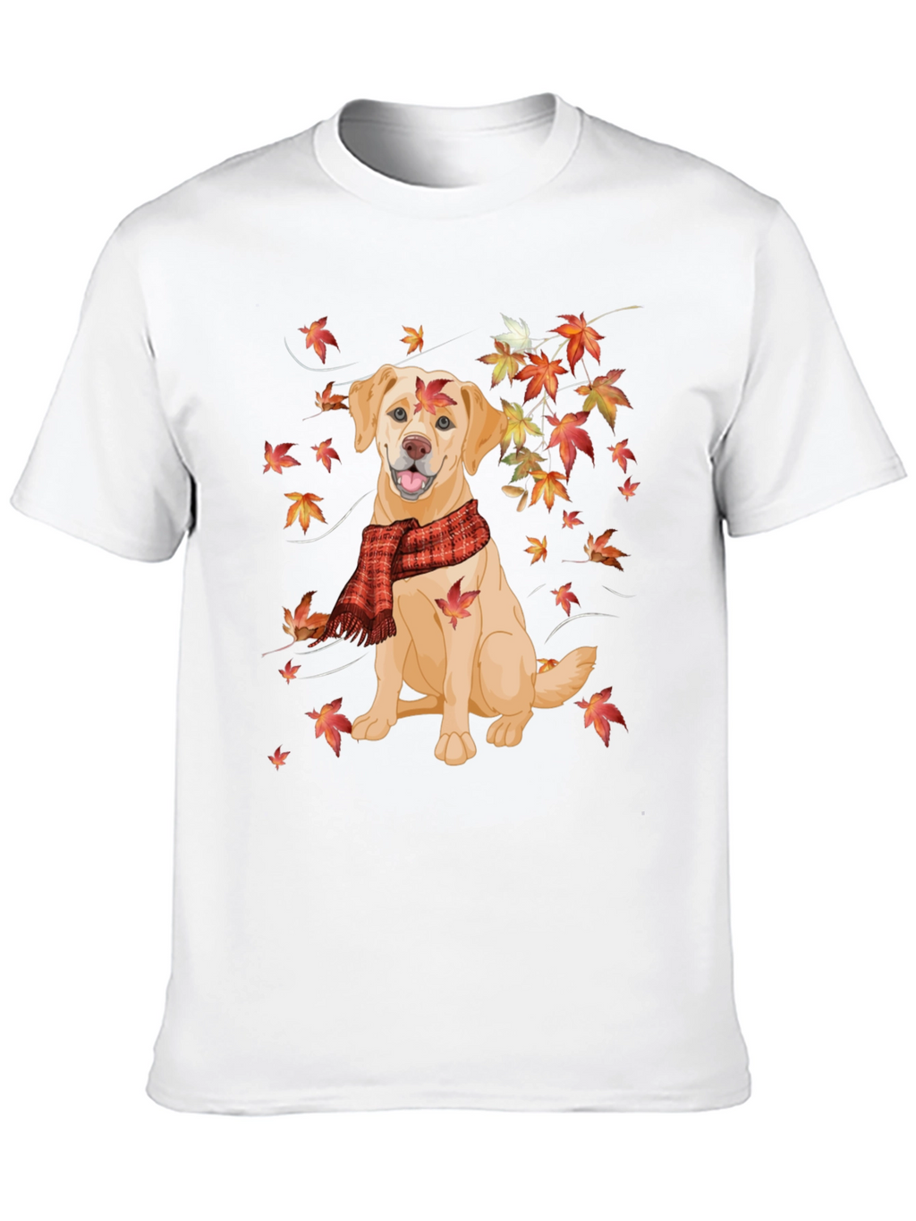 Autumn Labrador T-Shirt – Fall Dog Lover Graphic Tee
