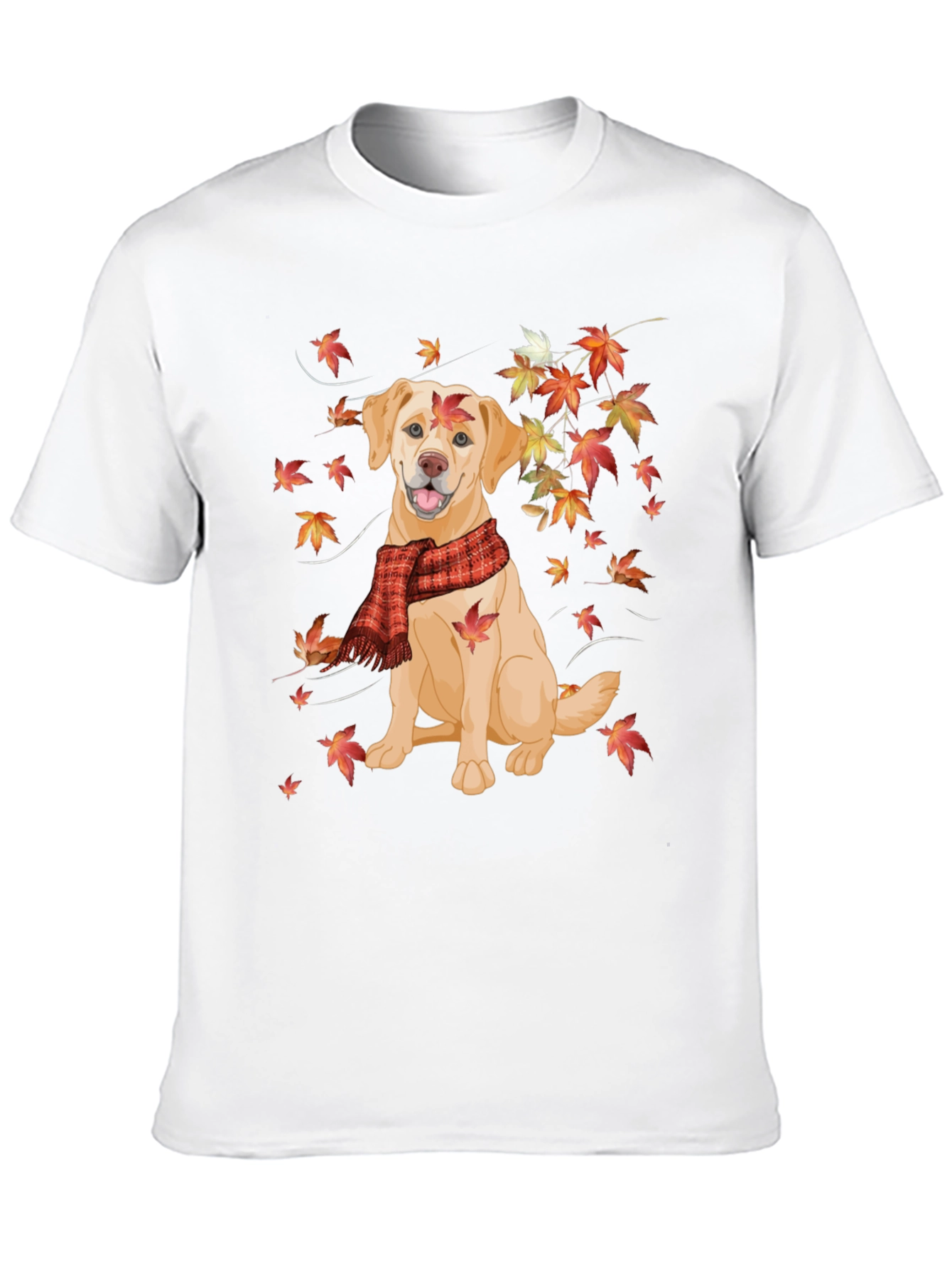 Autumn Labrador T-Shirt – Fall Dog Lover Graphic Tee