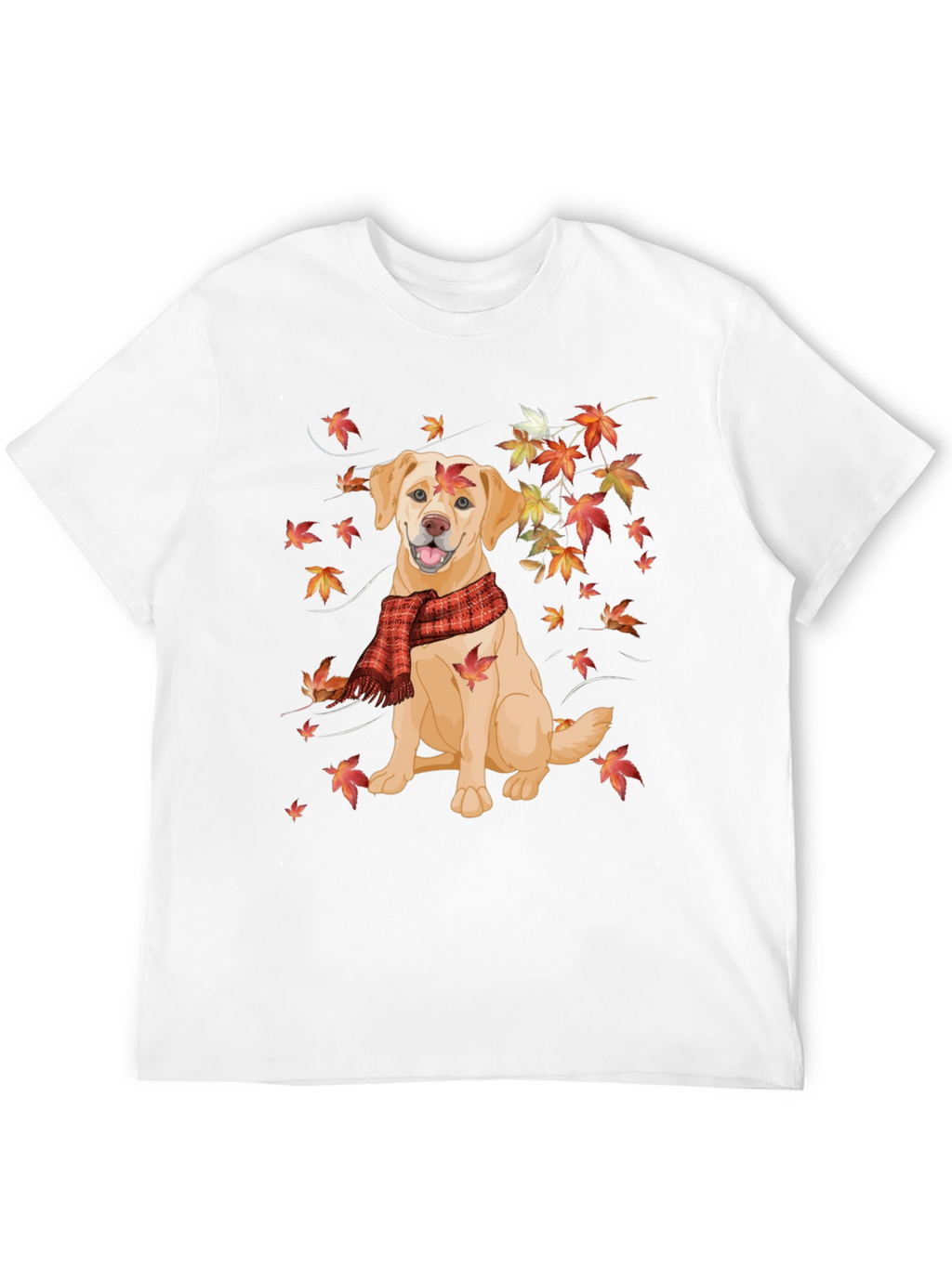 Autumn Labrador T-Shirt – Fall Dog Lover Graphic Tee