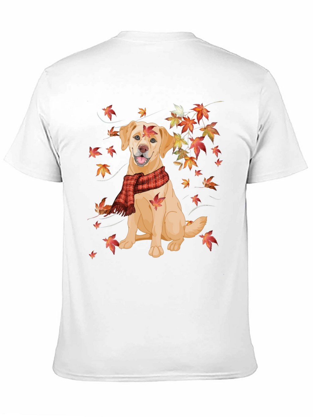 Autumn Labrador T-Shirt – Fall Dog Lover Graphic Tee