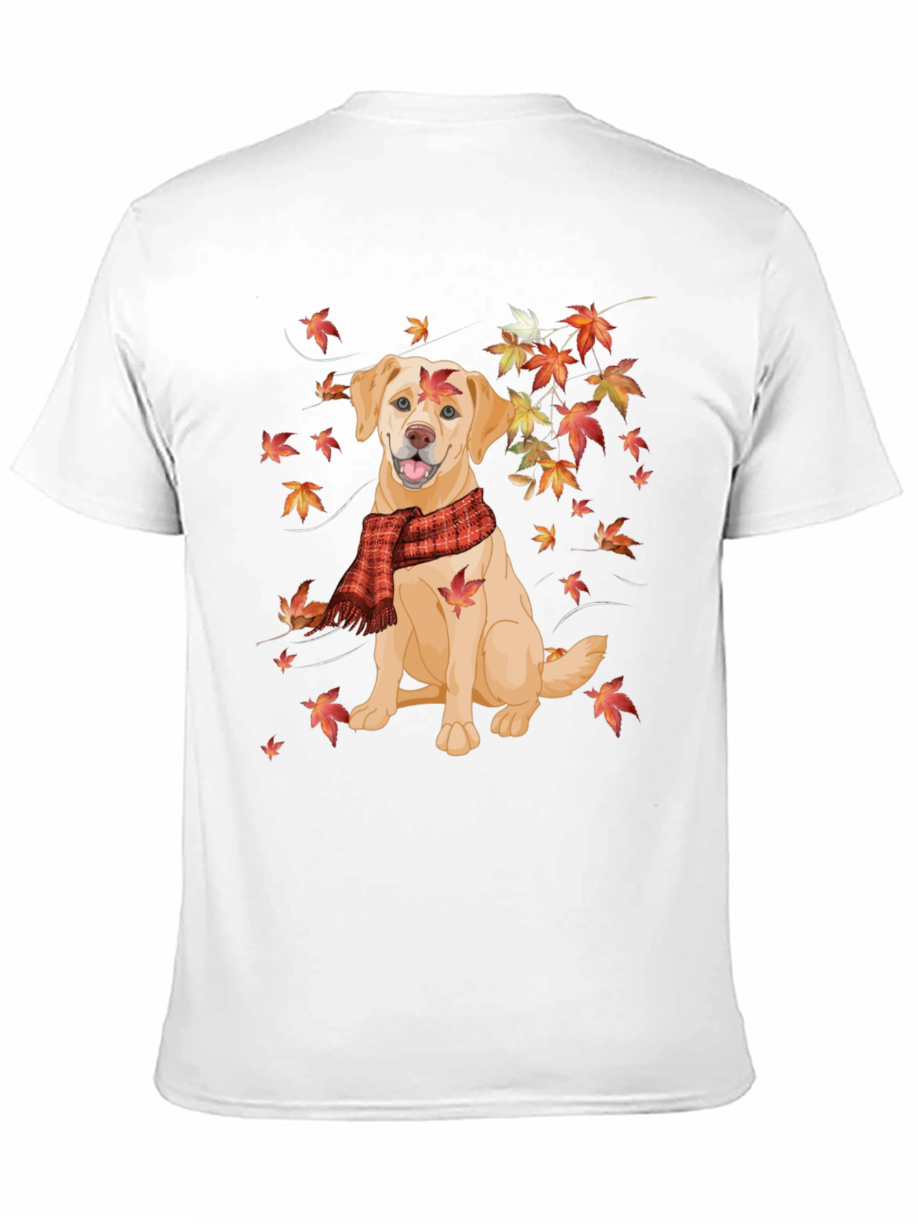 Autumn Labrador T-Shirt – Fall Dog Lover Graphic Tee
