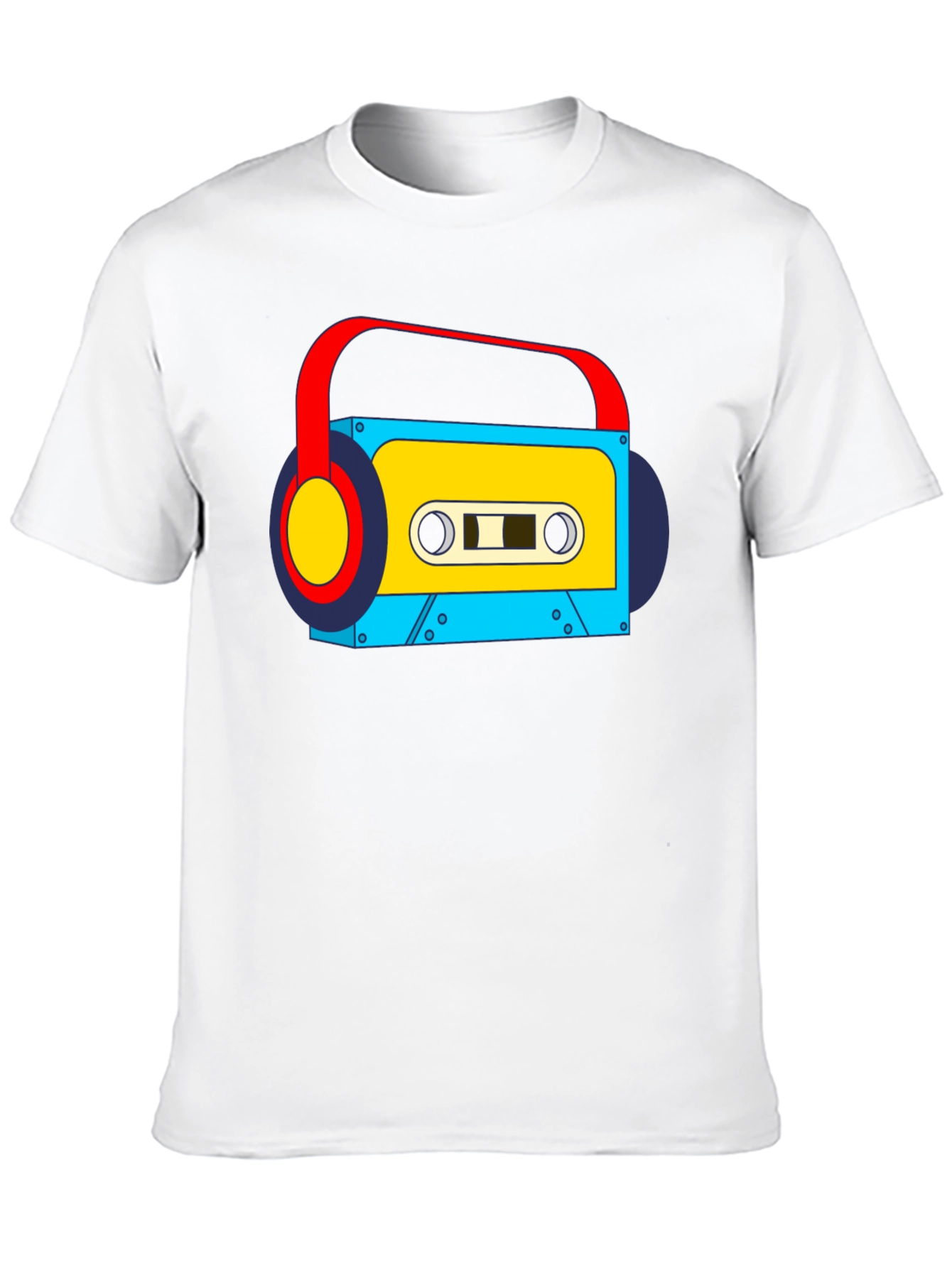 Retro Cassette Player Graphic Tee