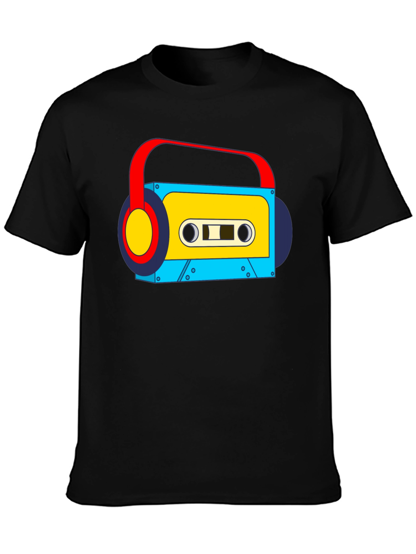 Retro Cassette Player Graphic Tee