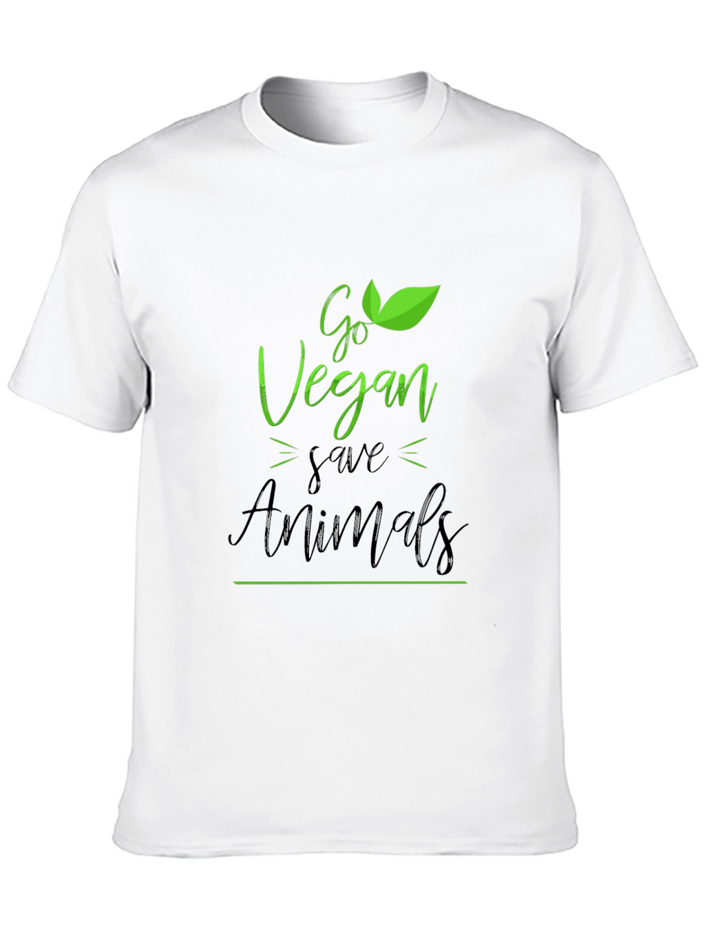 Go Vegan Save Animals Graphic T-Shirt