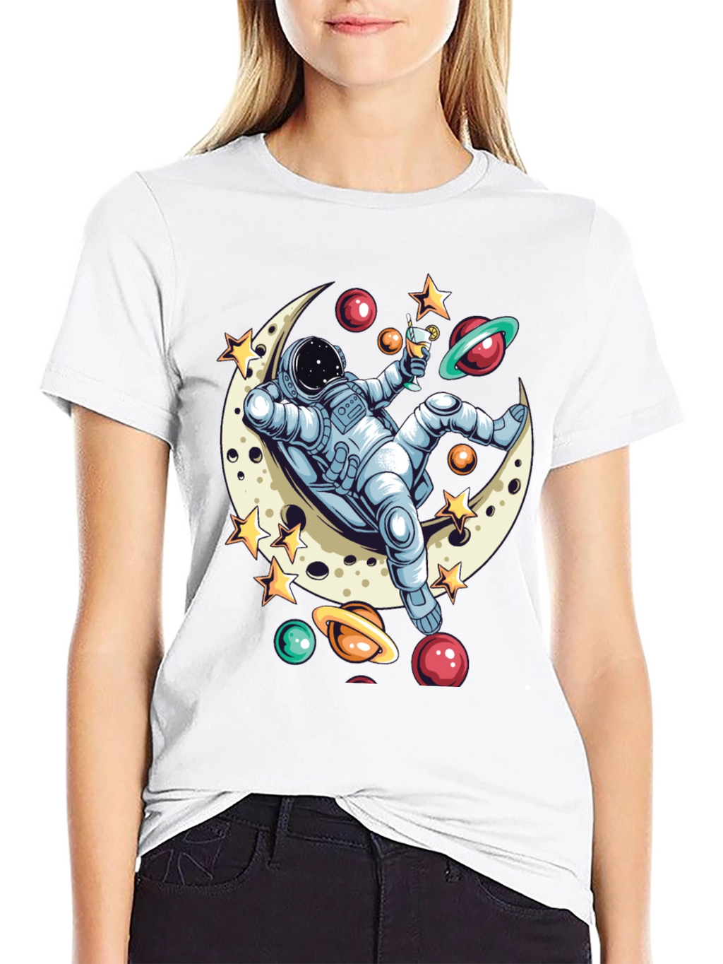 Astronaut Moon Lounger T-Shirt