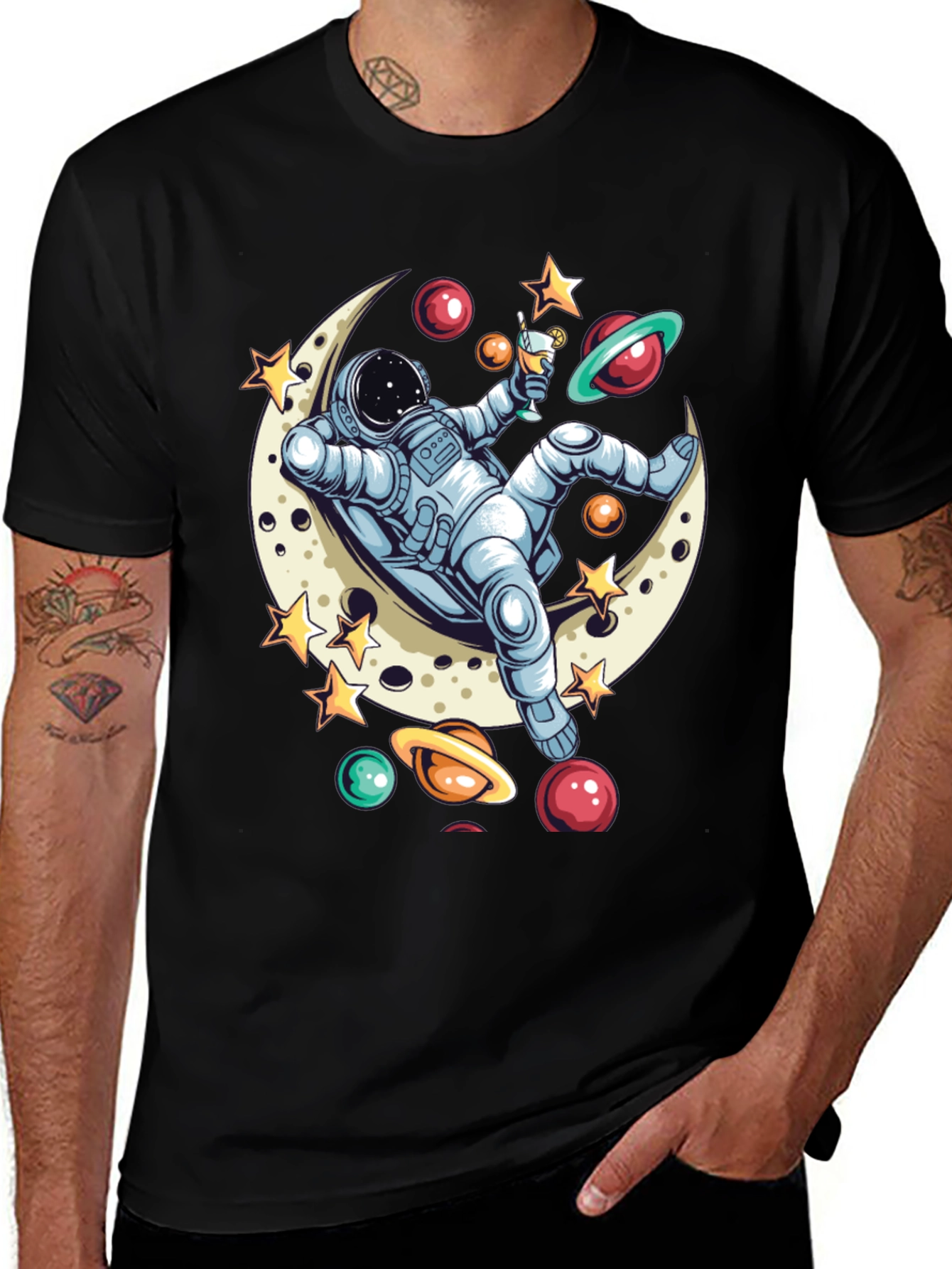Astronaut Moon Lounger T-Shirt