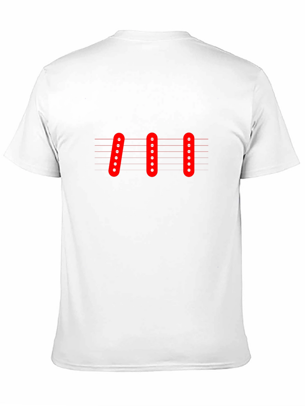 Guitar Pickups Graphic Black T-Shirt