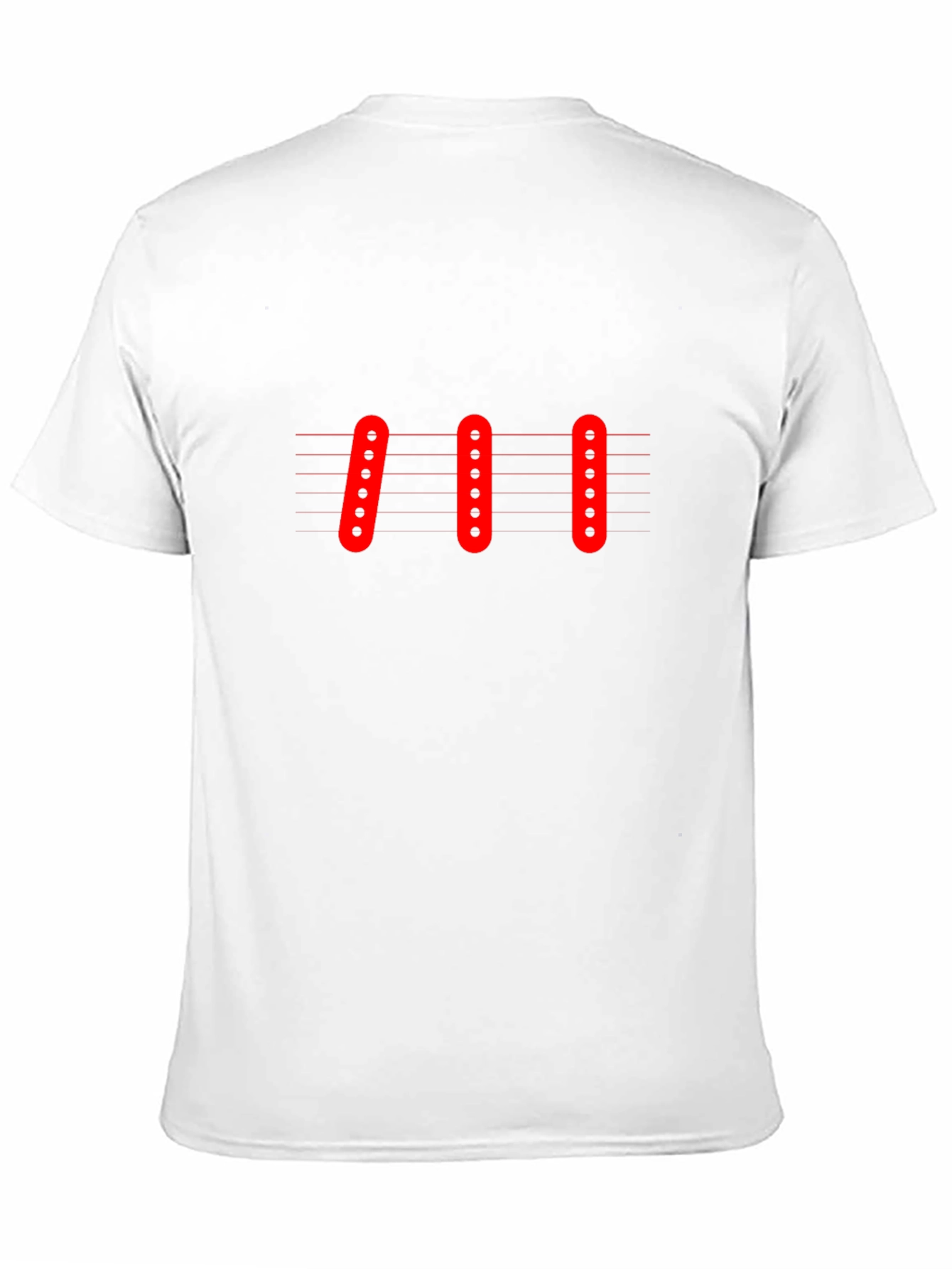 Guitar Pickups Graphic Black T-Shirt