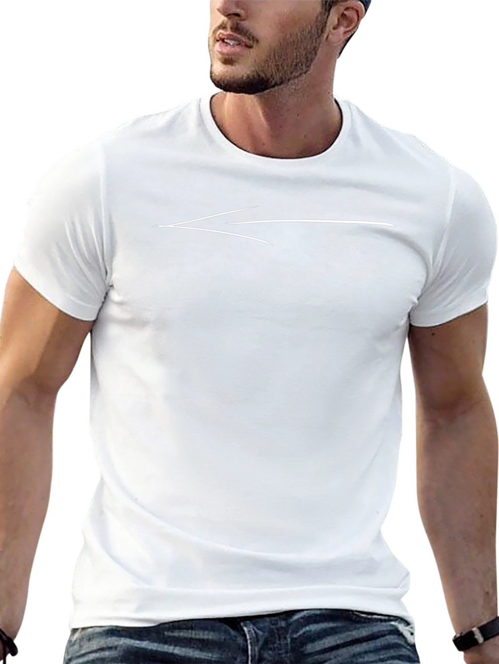 Mens Graphic Tee - Sleek Arrow Design