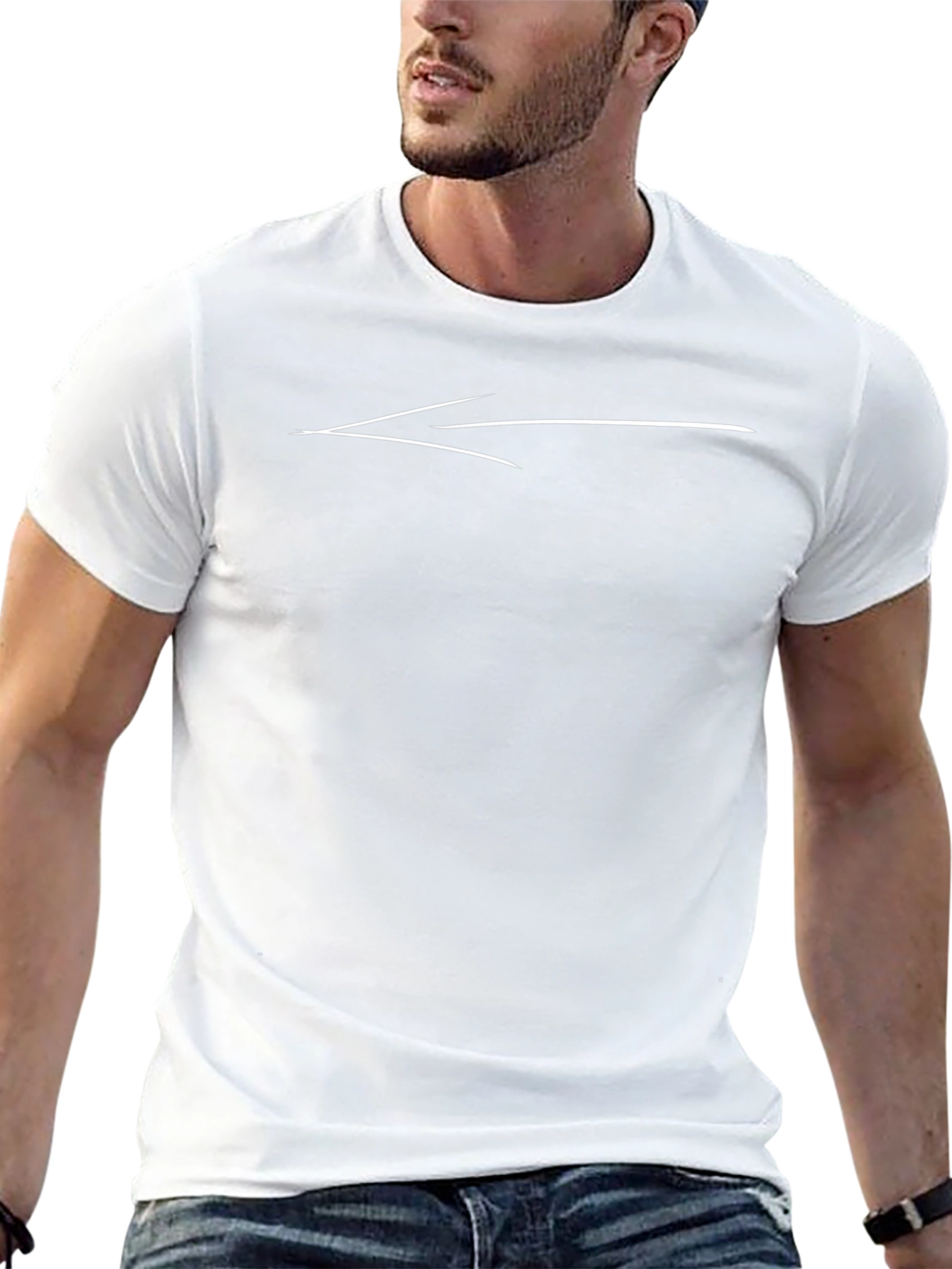 Mens Graphic Tee - Sleek Arrow Design