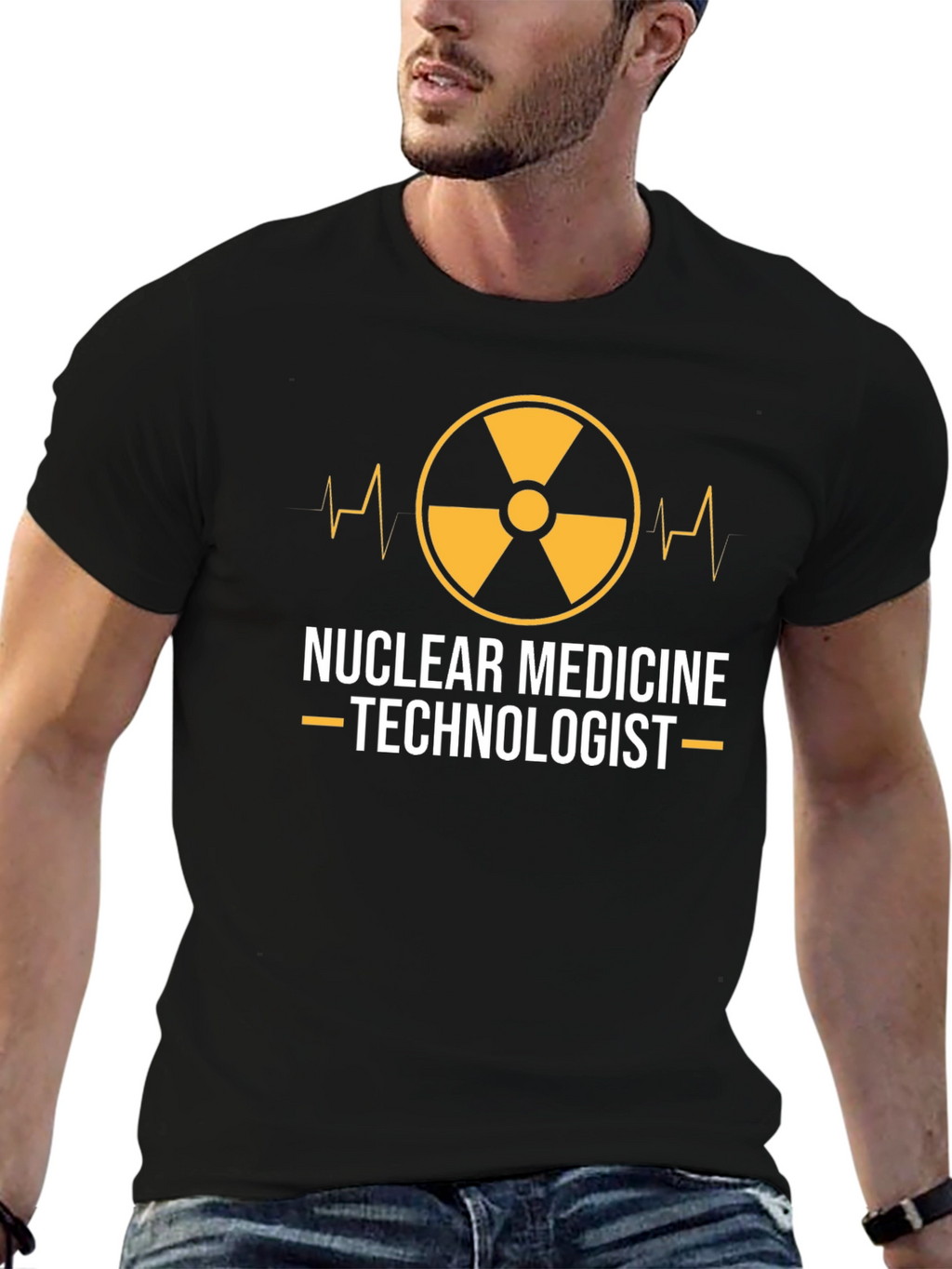 Nuclear Medicine Technologist Black T-Shirt