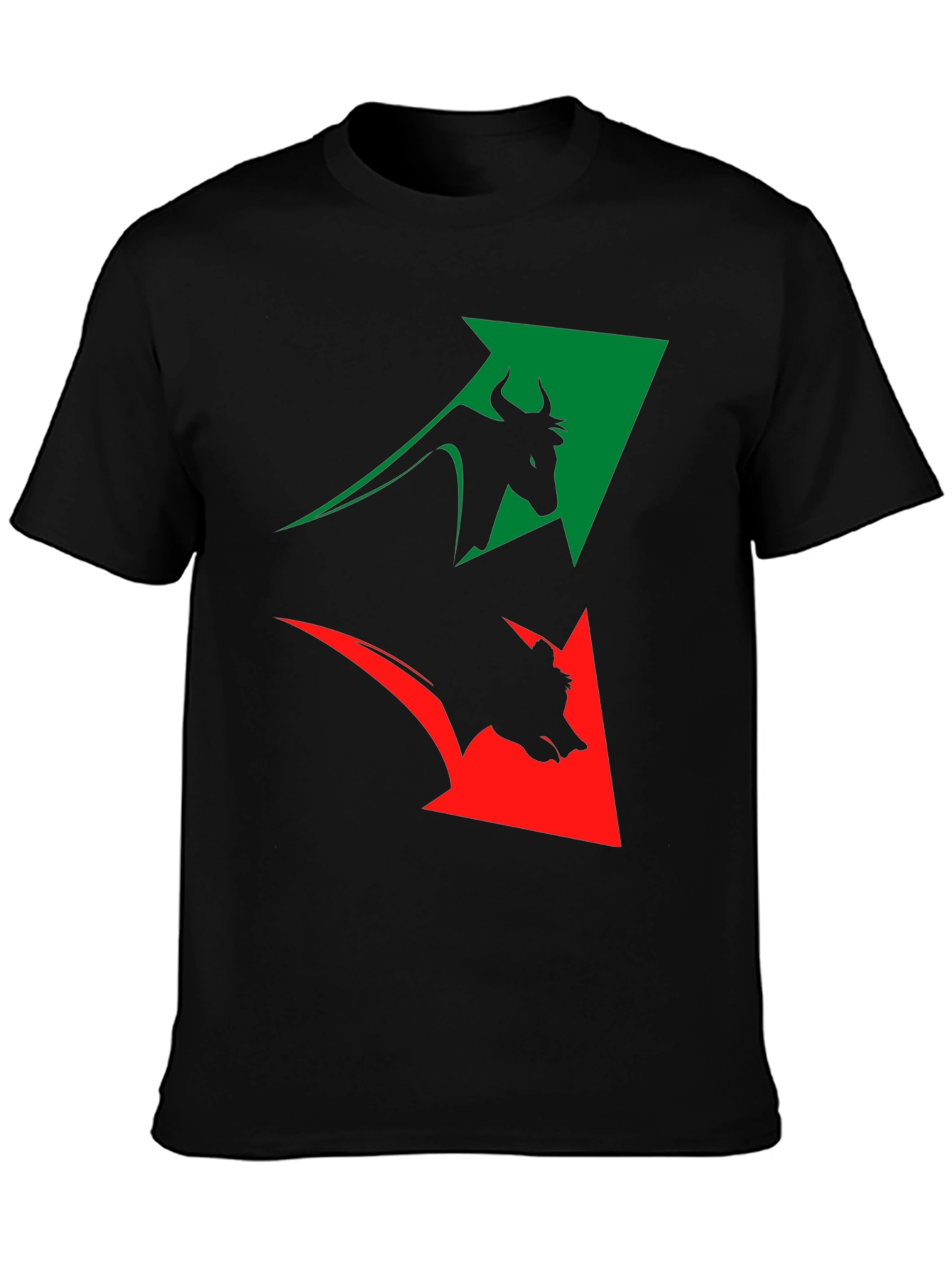 Bull and Bear Market T-Shirt - Stock Trader Tee