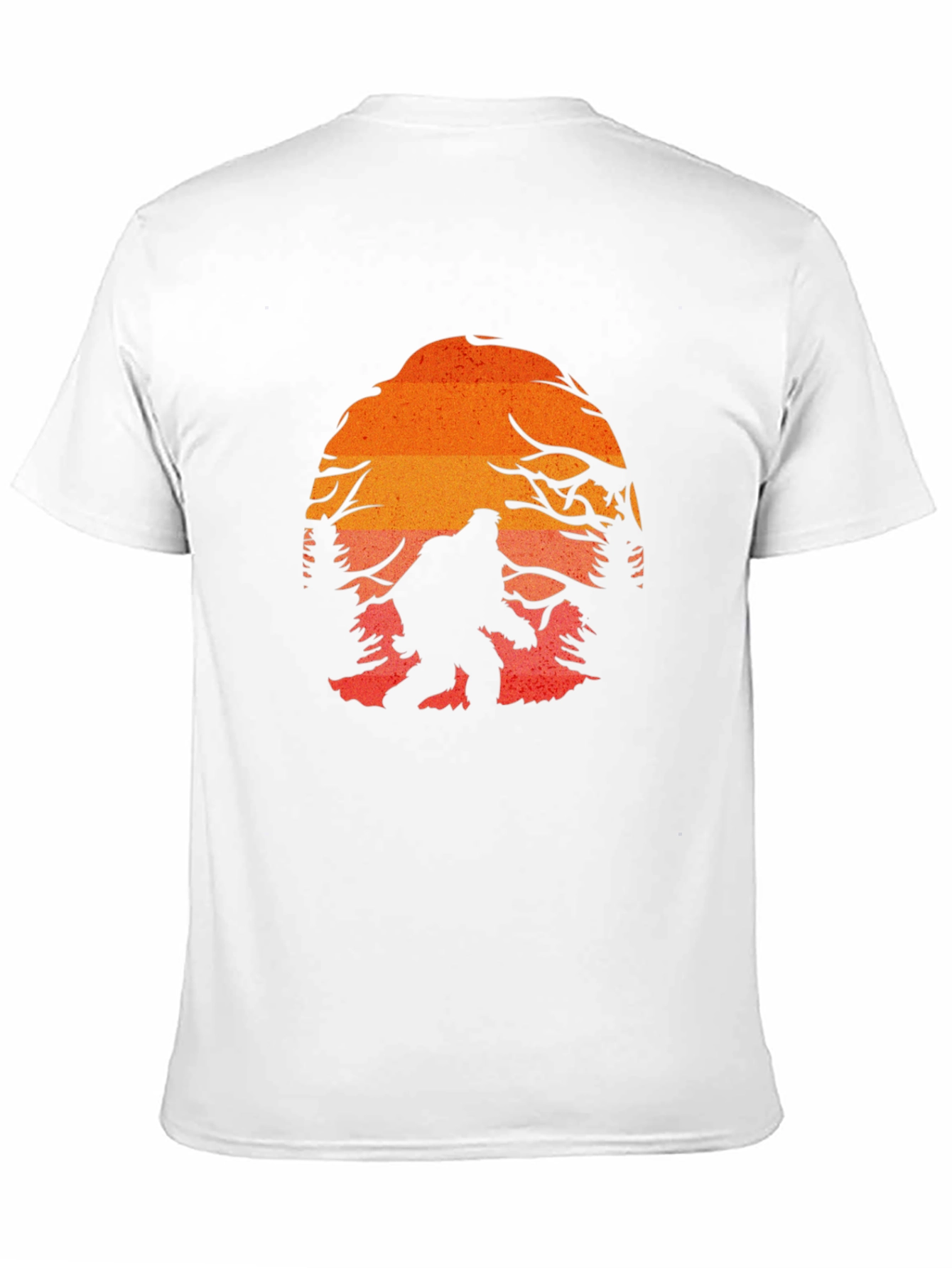 Bigfoot Sunset Graphic Tee - Black Cotton Blend
