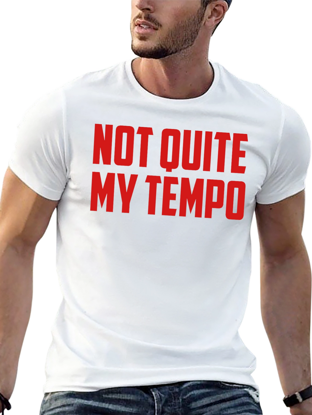 Not Quite My Tempo T-Shirt - Funny Music Tee