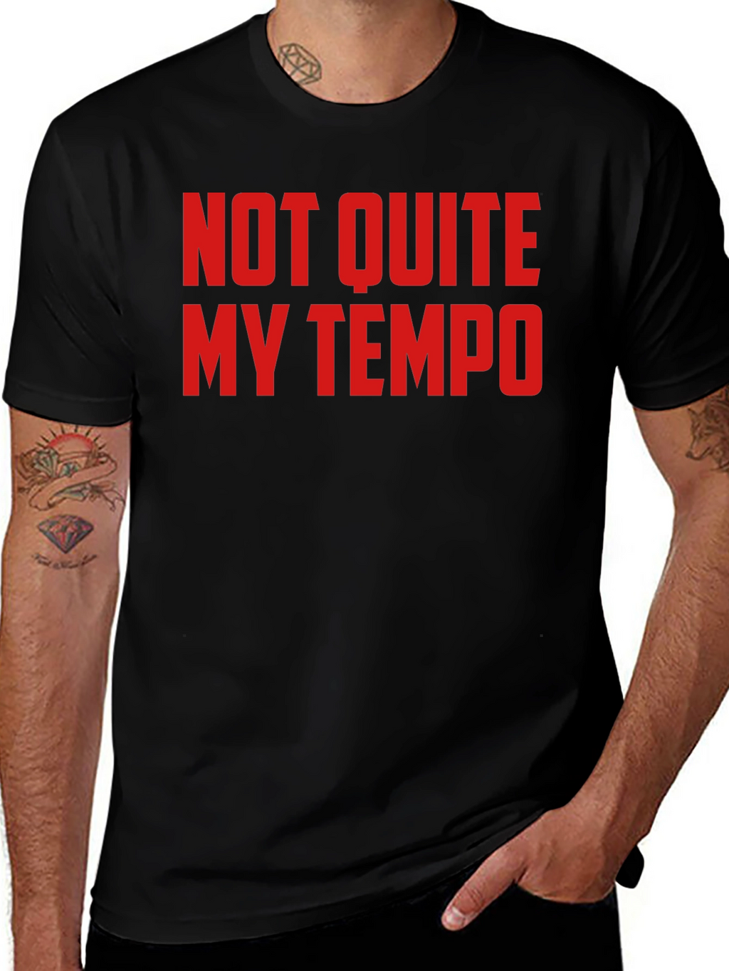 Not Quite My Tempo T-Shirt - Funny Music Tee