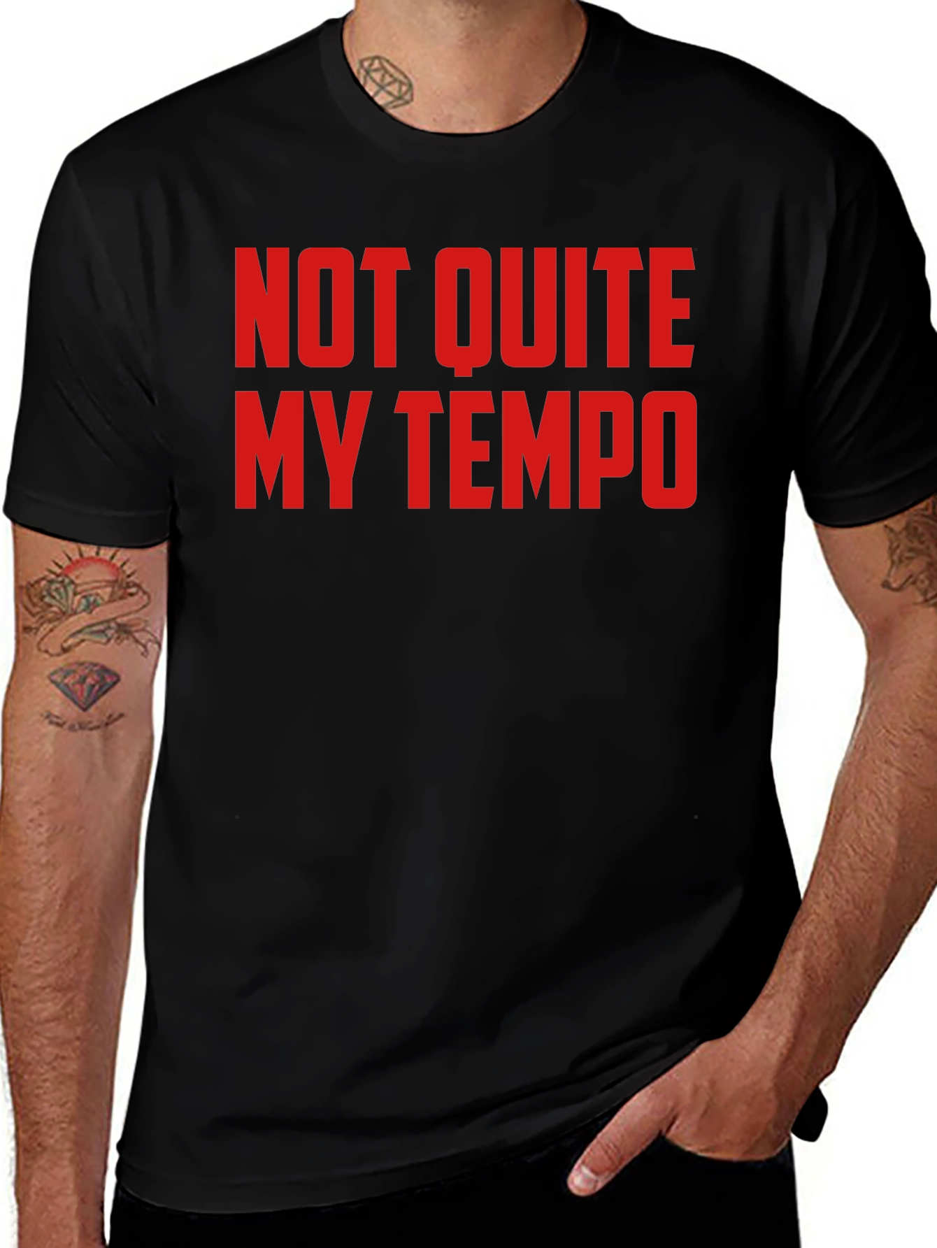 Not Quite My Tempo T-Shirt - Funny Music Tee