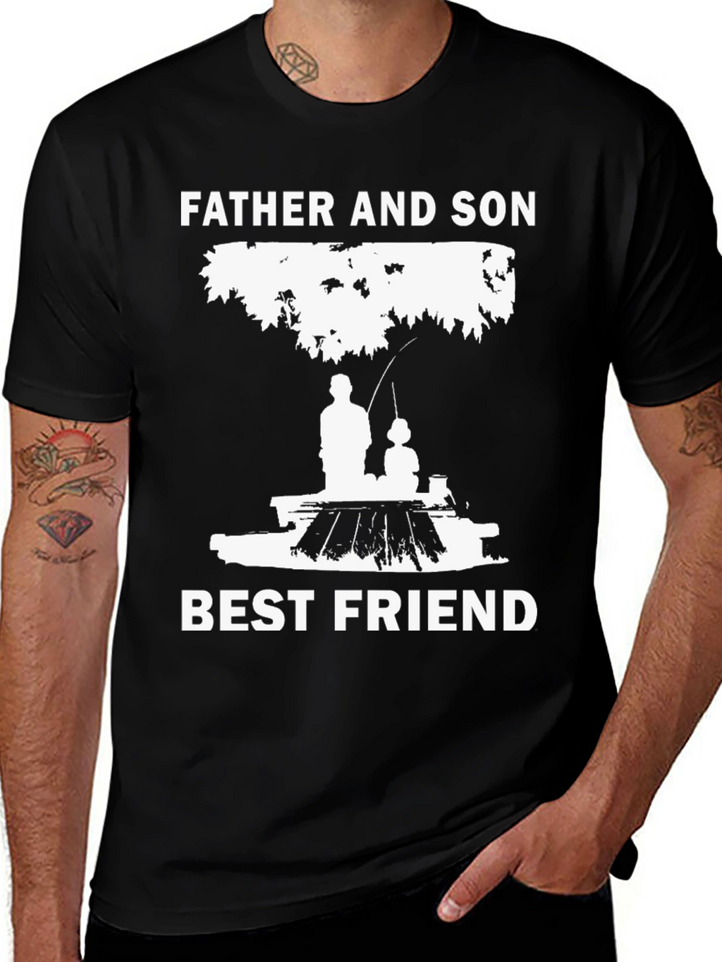 Father and Son Best Friend Graphic Tee