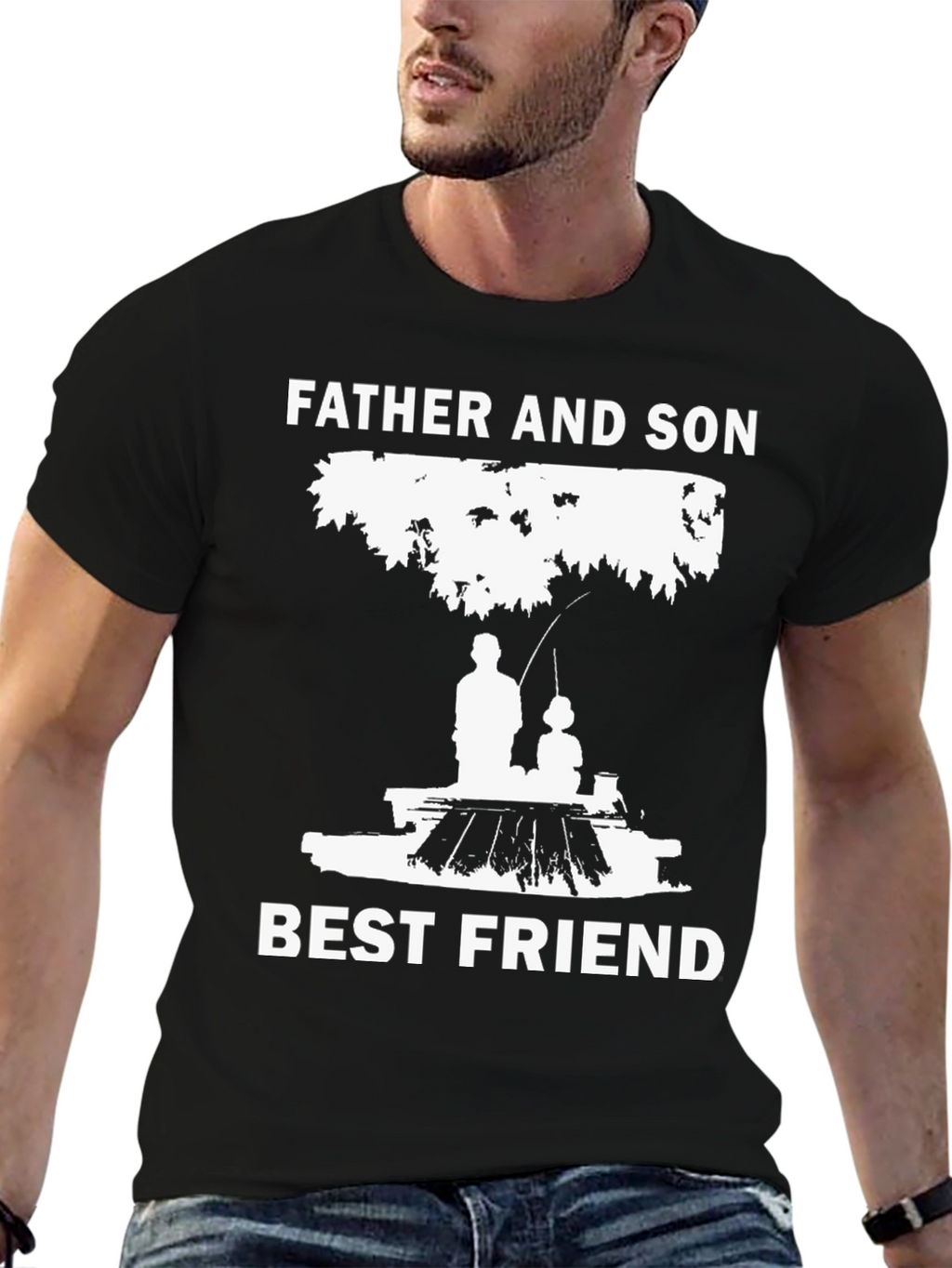 Father and Son Best Friend Graphic Tee