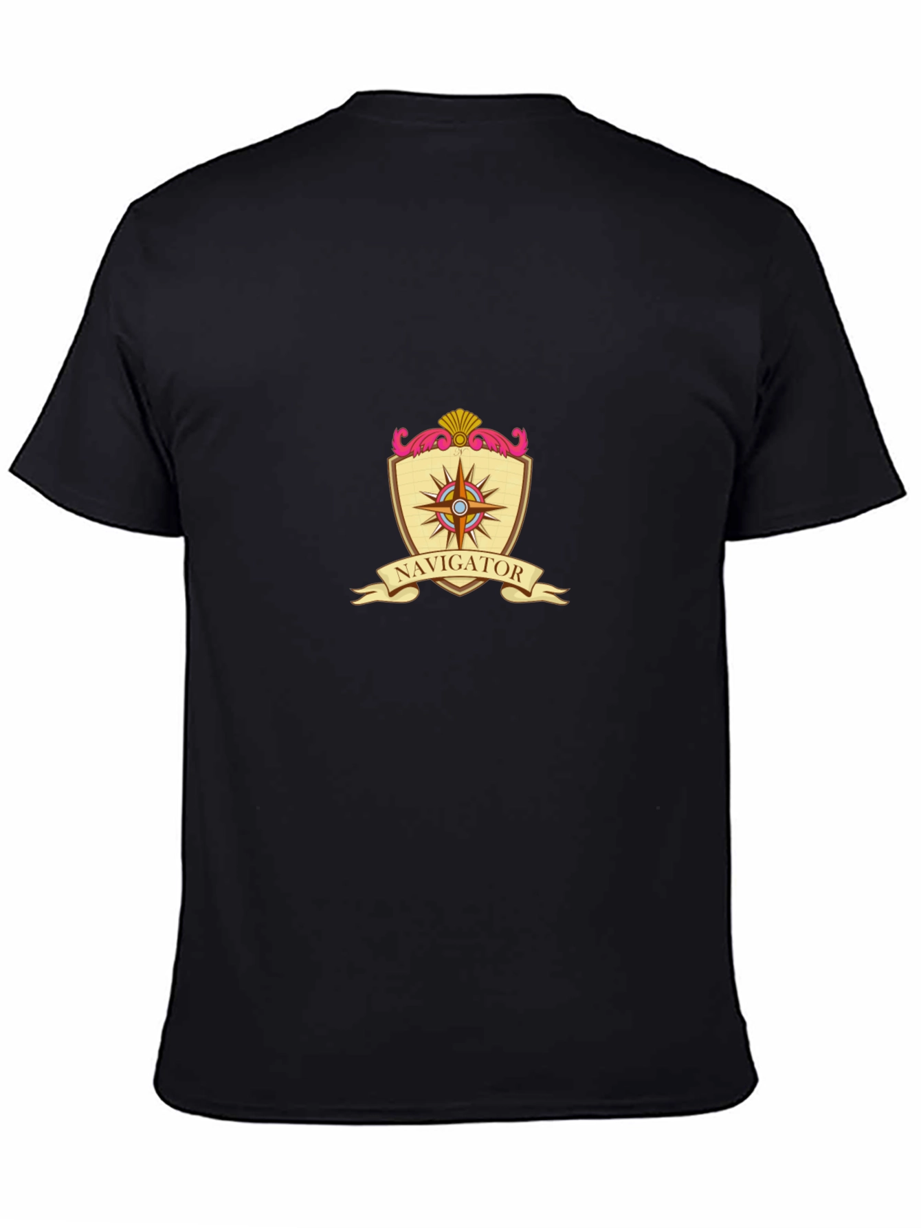 Navigator Compass Emblem Black T-Shirt