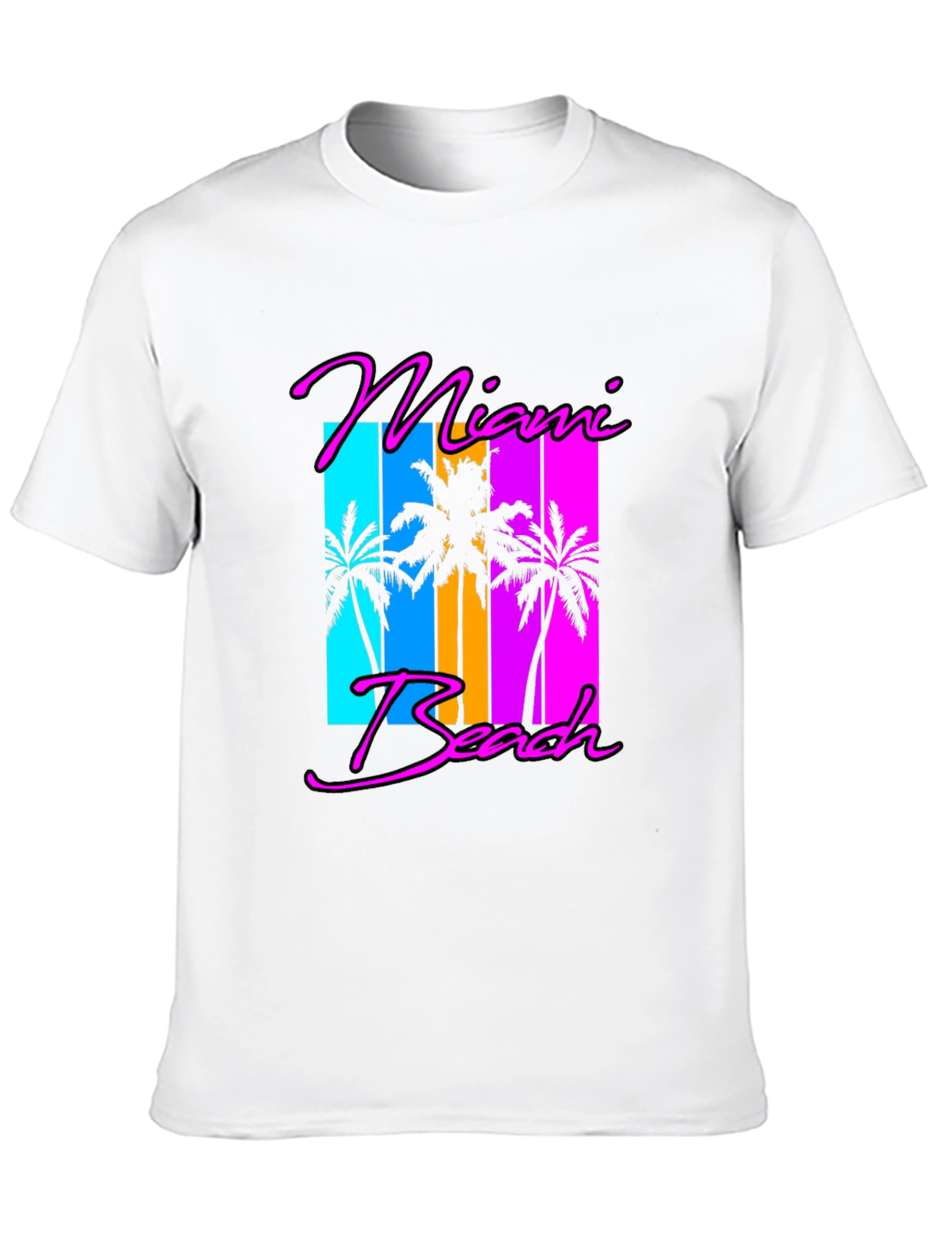 Miami Beach Retro Graphic Tee