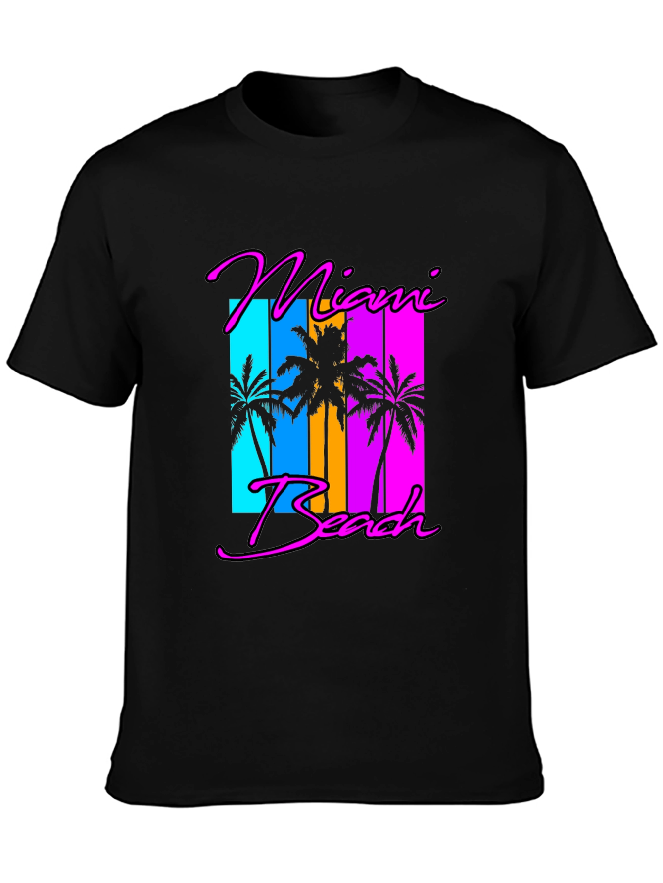 Miami Beach Retro Graphic Tee