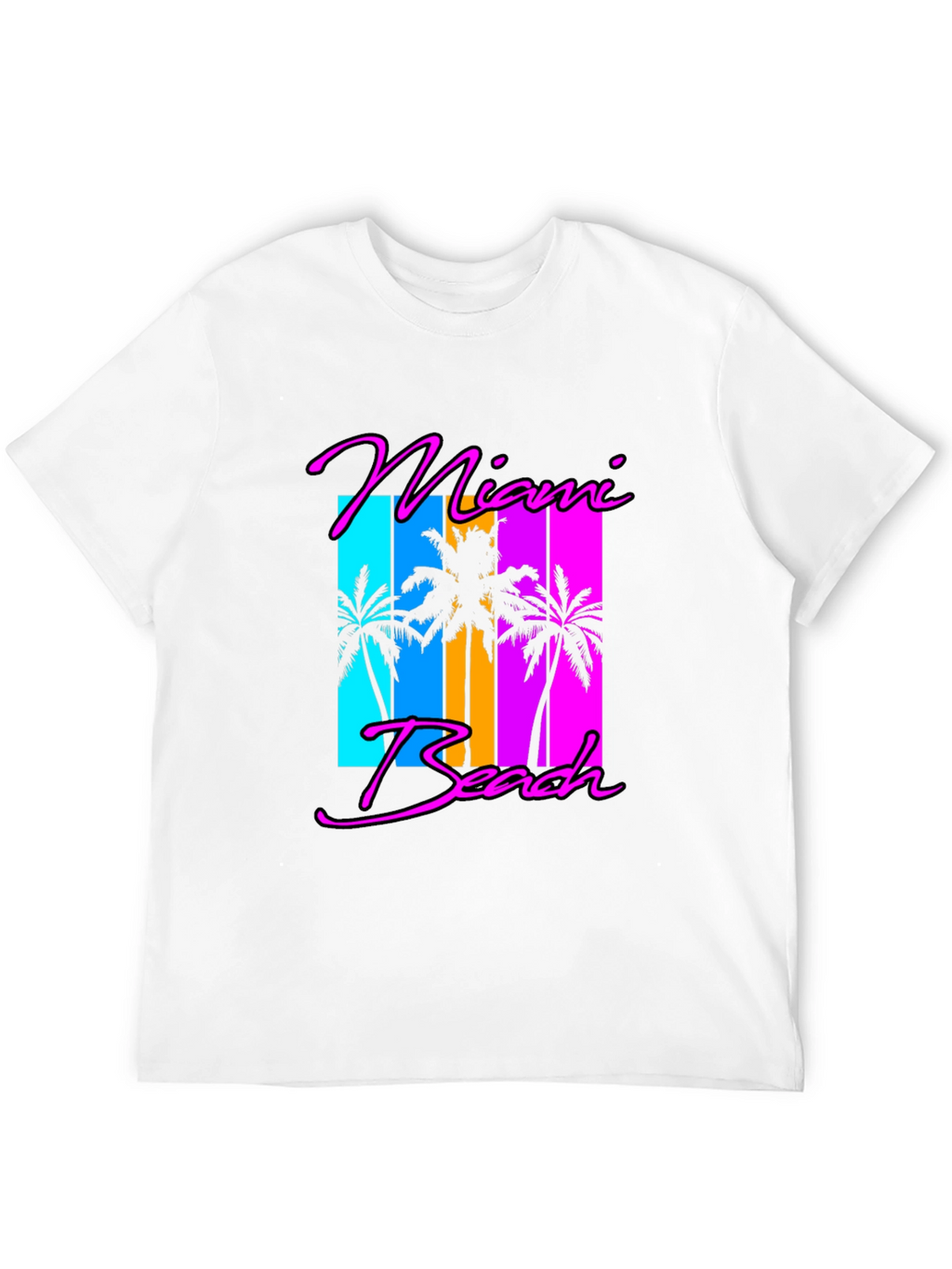 Miami Beach Retro Graphic Tee