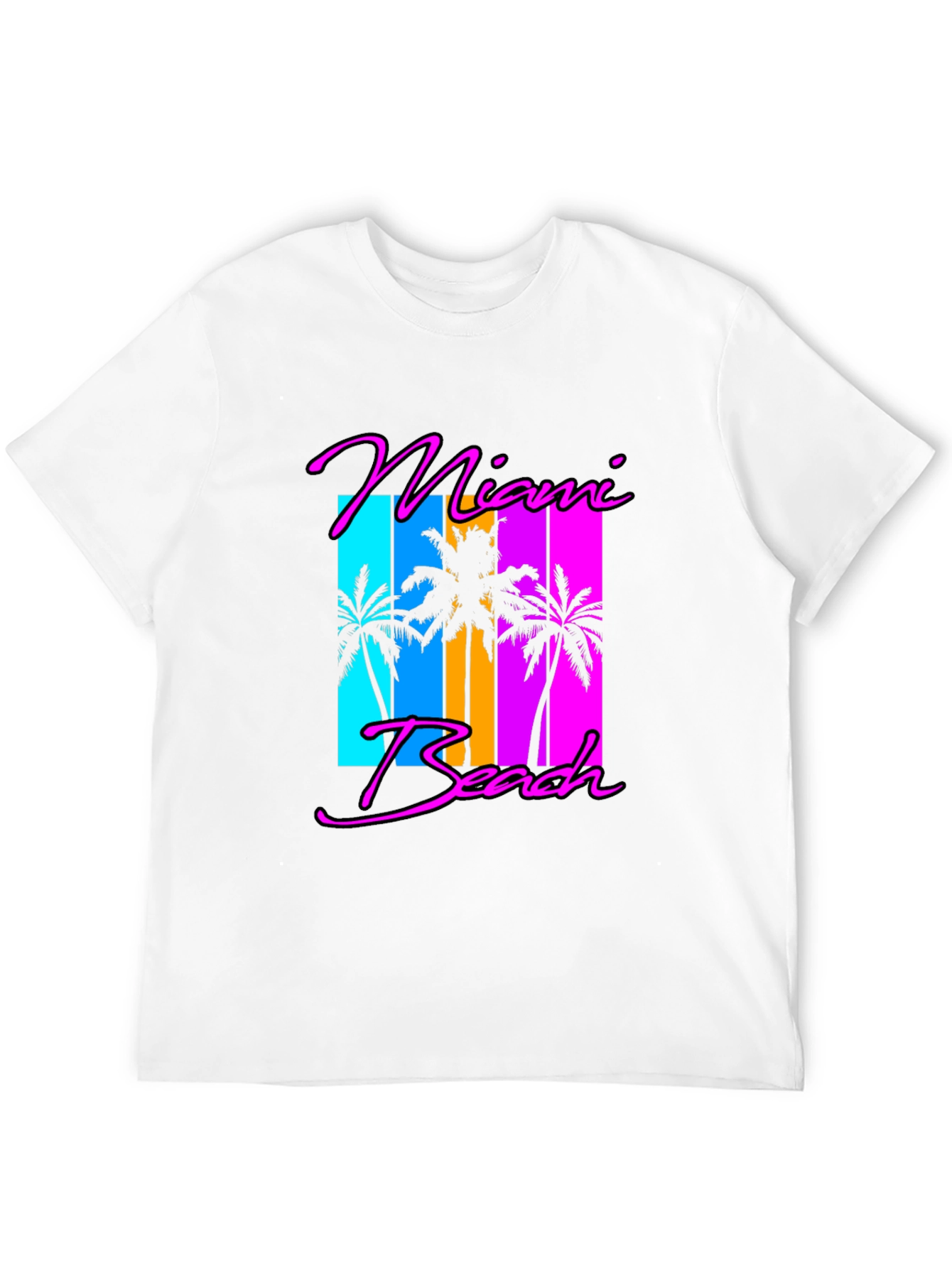 Miami Beach Retro Graphic Tee