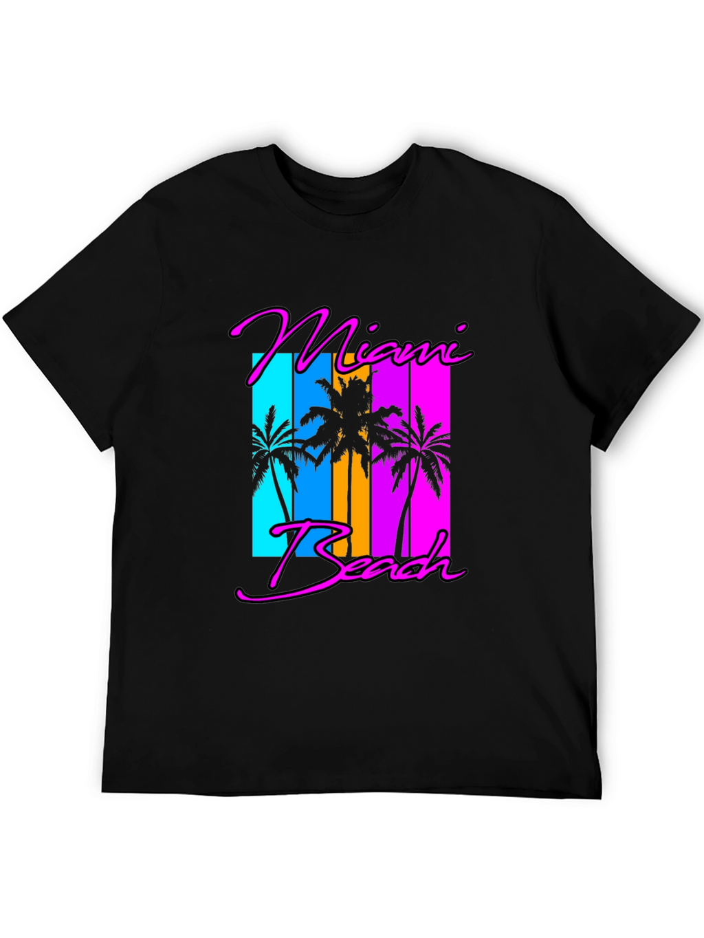 Miami Beach Retro Graphic Tee