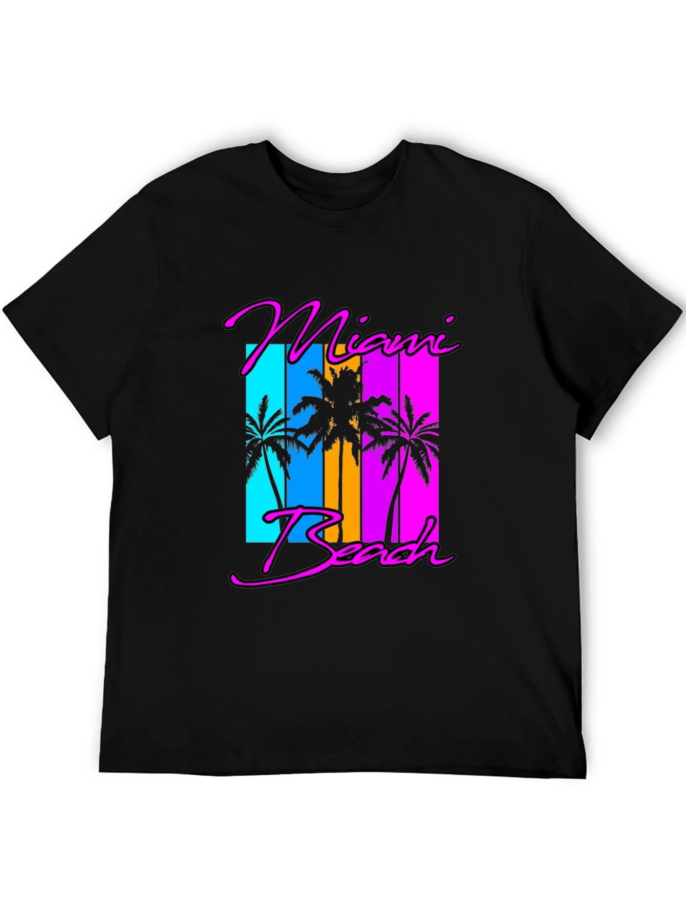 Miami Beach Retro Graphic Tee