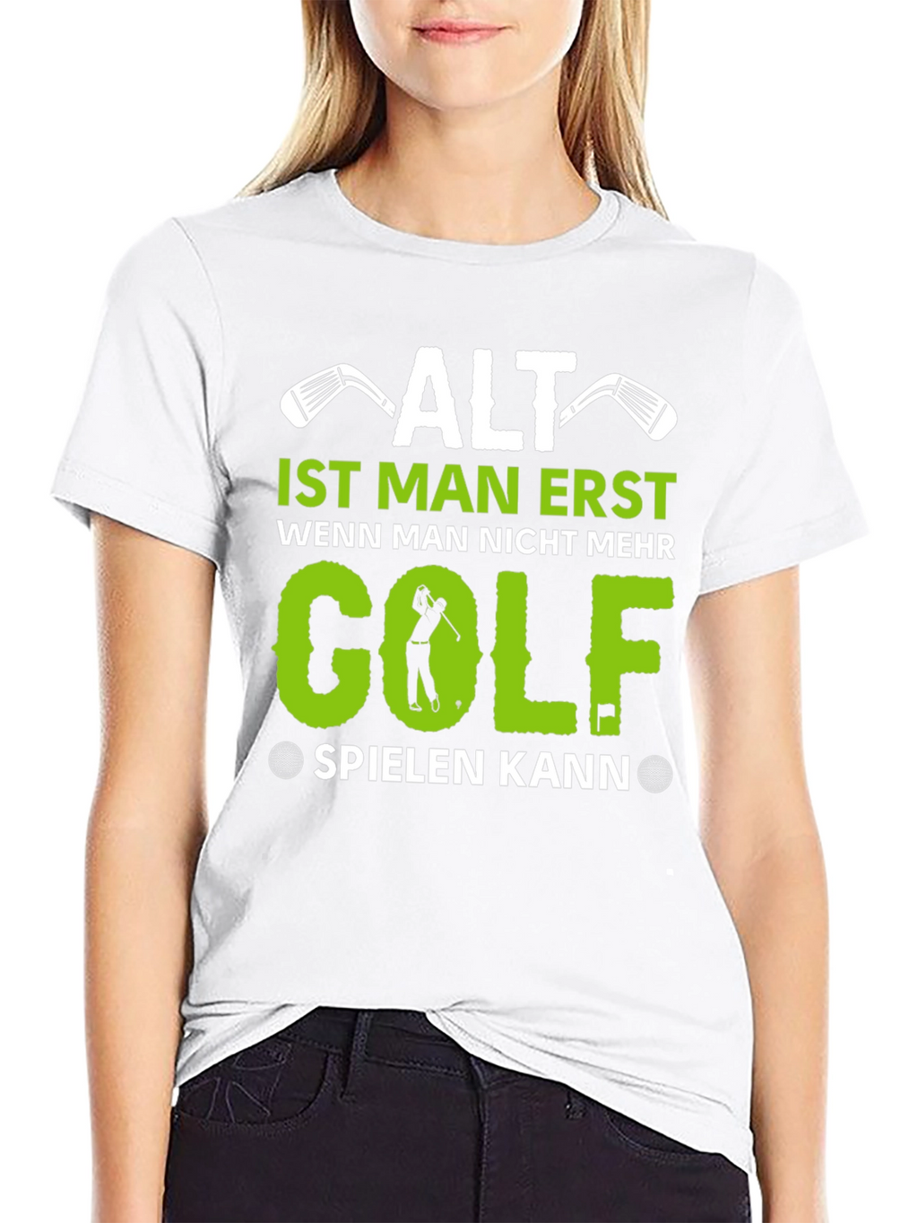Funny Golf T-Shirt - Alt Ist Man Erst